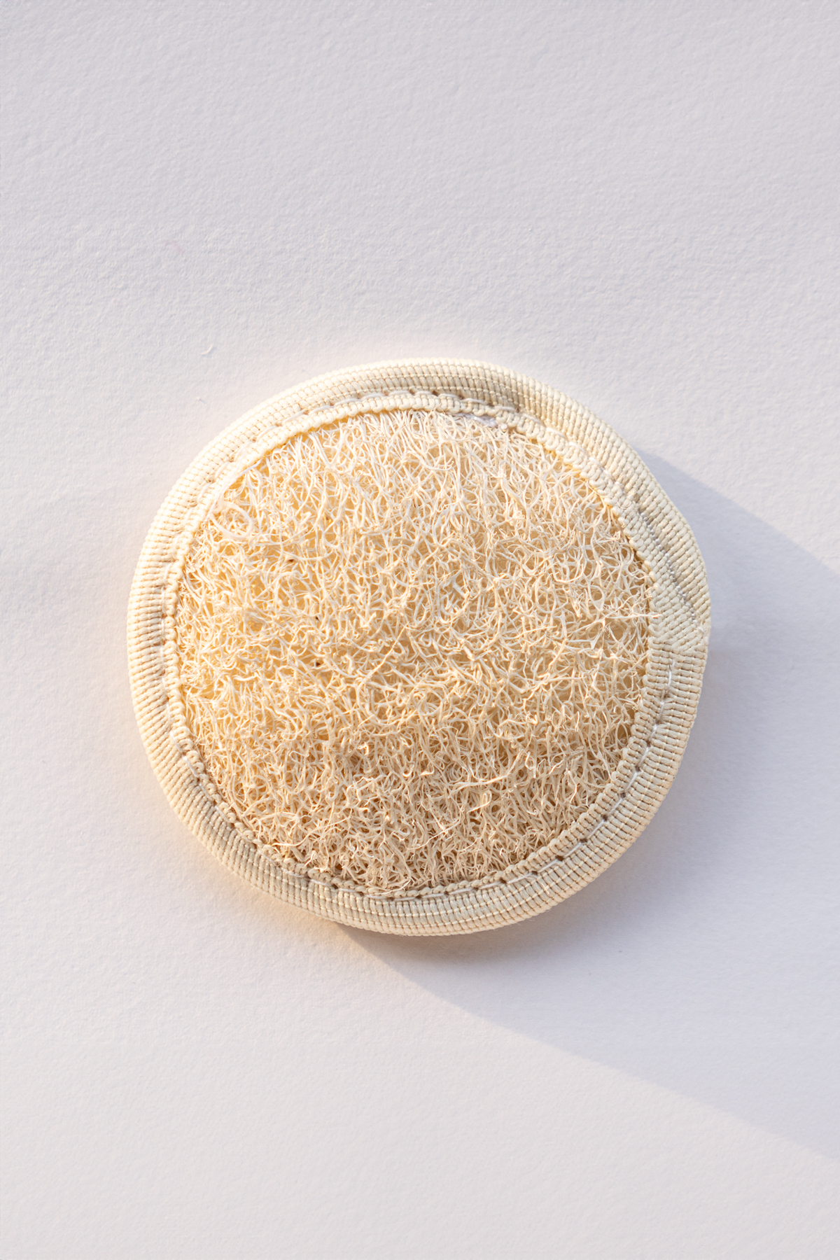 Efsun Doğal Kabak Lifi Yüz Peeling Kese, Peeling Kesesi, 8×8 cm