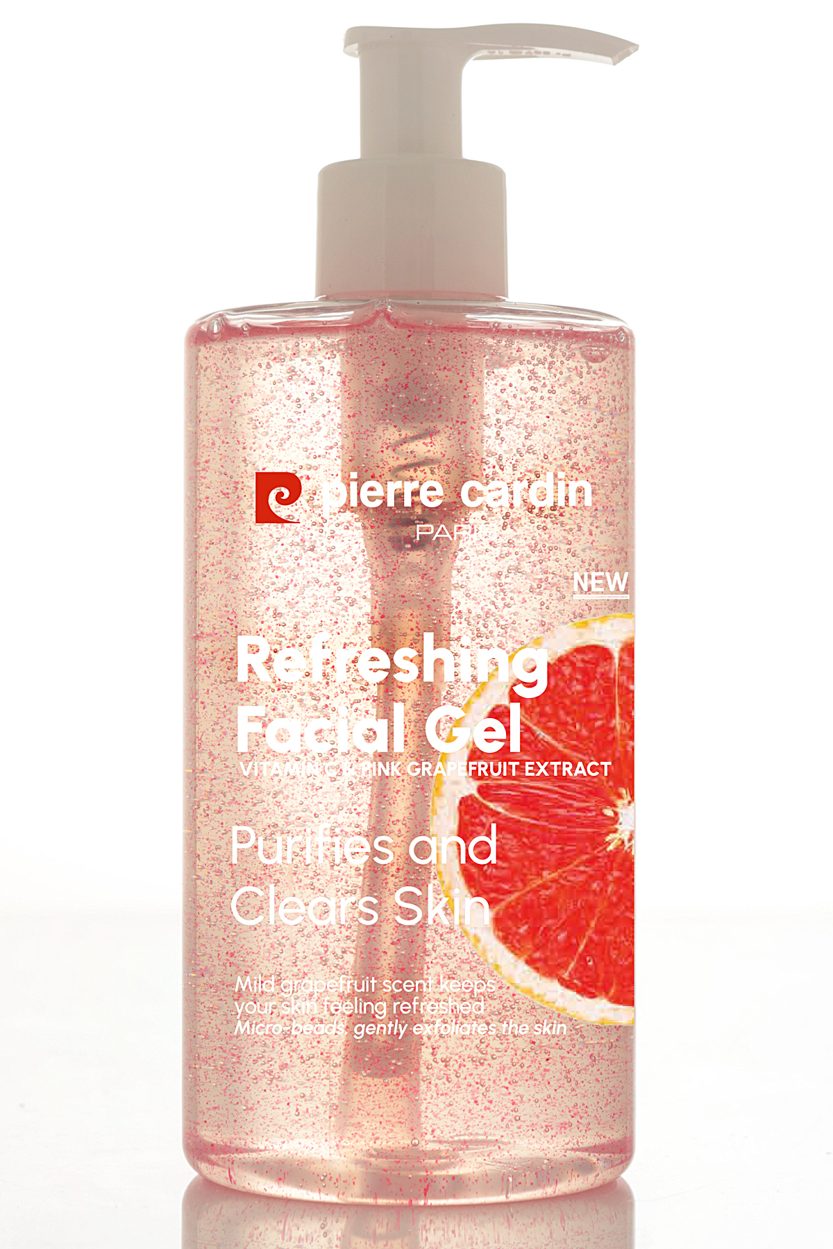 Pierre Cardin Refreshing Facial Cleanser with Vitamin C & Pink Grapefruit Extract-Köpük Jel 400 ml