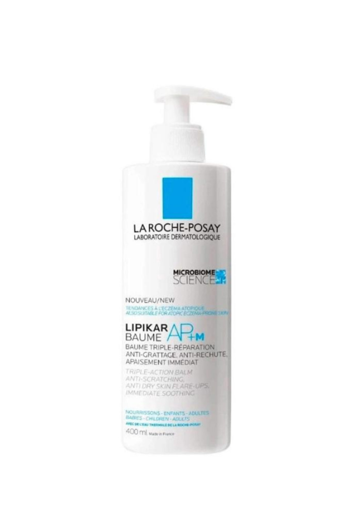 La Roche Posay ÇOK KURU CİLTLER İÇİN NEMLENDİRİCİ BALM 400 ML (TÜM AİLE) / COSMETODERMO