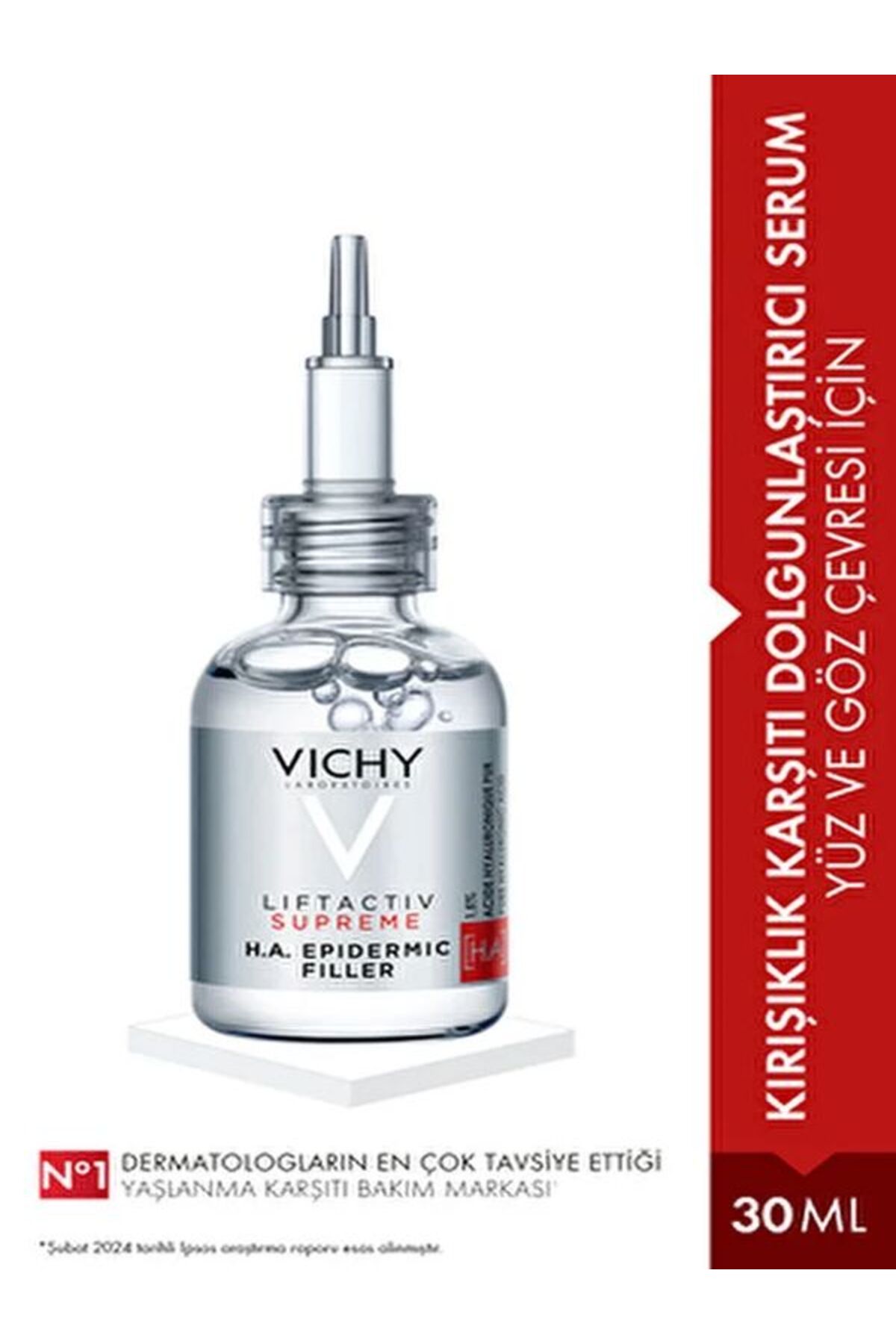 Vichy VİCHY LIFTACTIV SUPREME H.A EPIDERMIC FILLER KIRIŞIKLIK KARŞITI DOLGUNLAŞTIRICI SERUM-30 ML