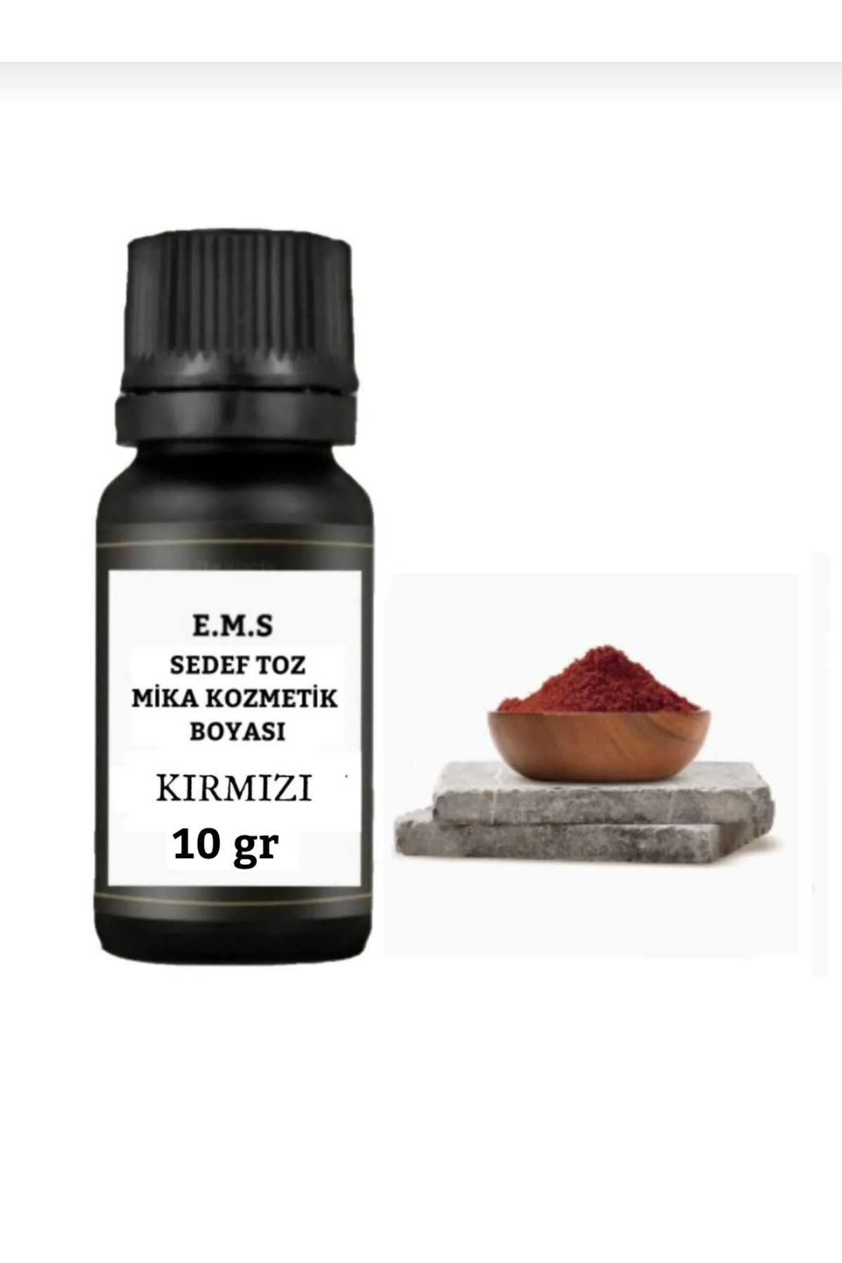 E.M.S AVM Sedef Toz Mika Kozmetik Boyası 10 gr Kırmızı-oje/ruj/peeling/maskara/krem/göz Farı/tırnak Boyası.