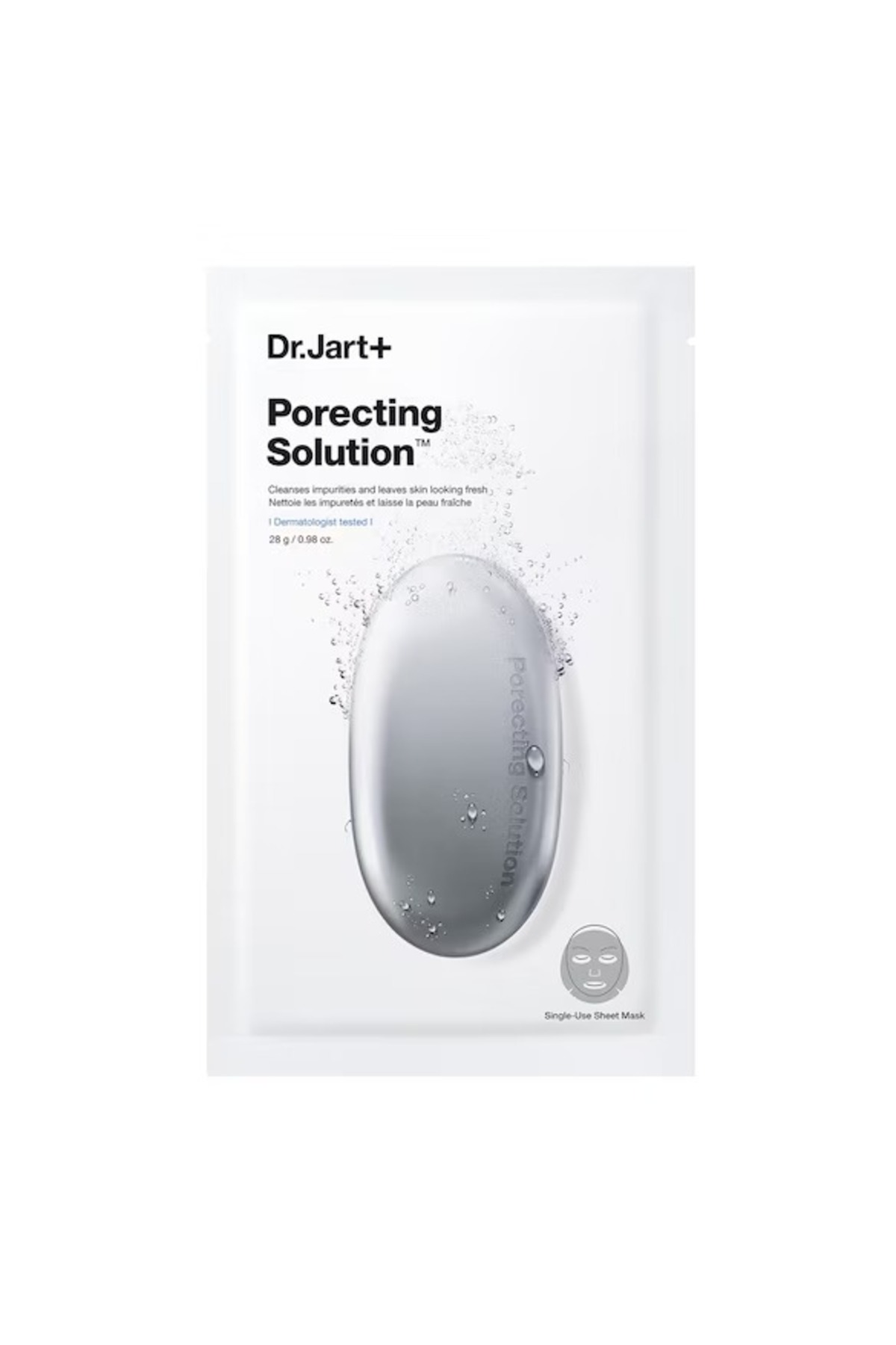 Dr.Jart Porecting Solution-Gözenek Küçültücü Arındırcı Dulanmayan Kağıt Maske- 28 g