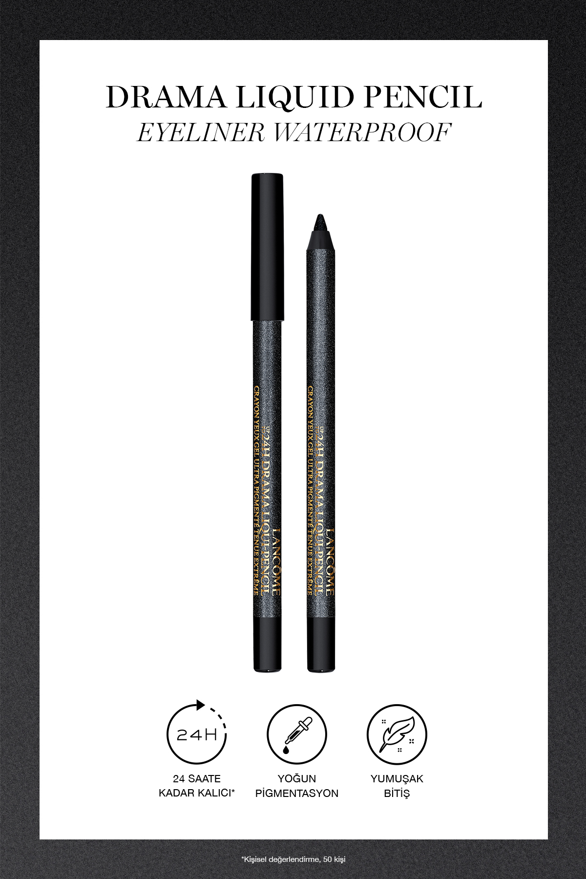 Lancome Drama Liquid 24 Saate Kadar Kalıcı Göz Kalemi 08 Eiffel Diamond 3614273436724