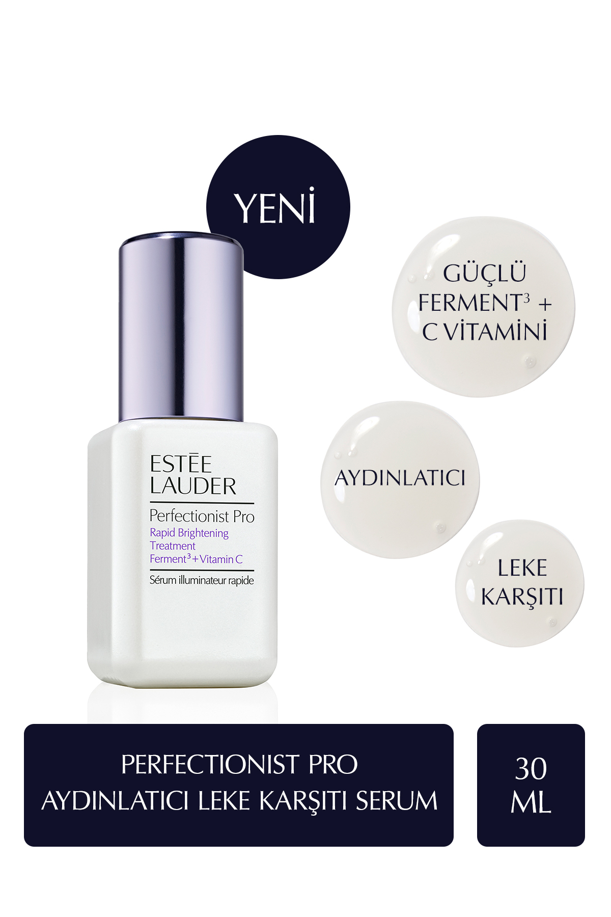 Estee Lauder Perfectionist Pro Aydınlatıcı Leke Karşıtı Serum - 30ml, Formül Ferment³ + C Vitamini İçeren Formül