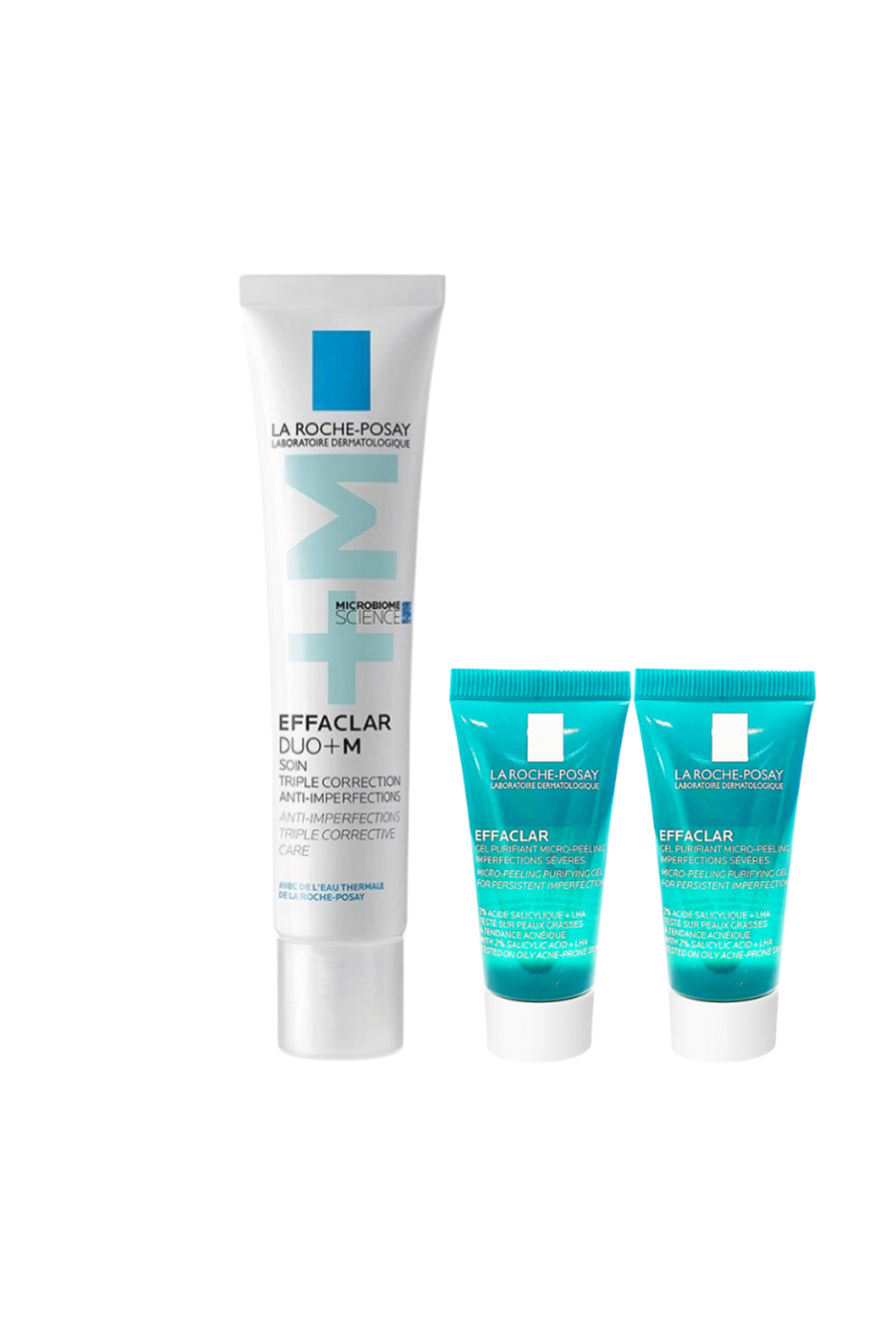 La Roche Posay Effaclar Duo M Krem 40ml Mikro Peeling Jel Vücut 15 ml X2 Adet