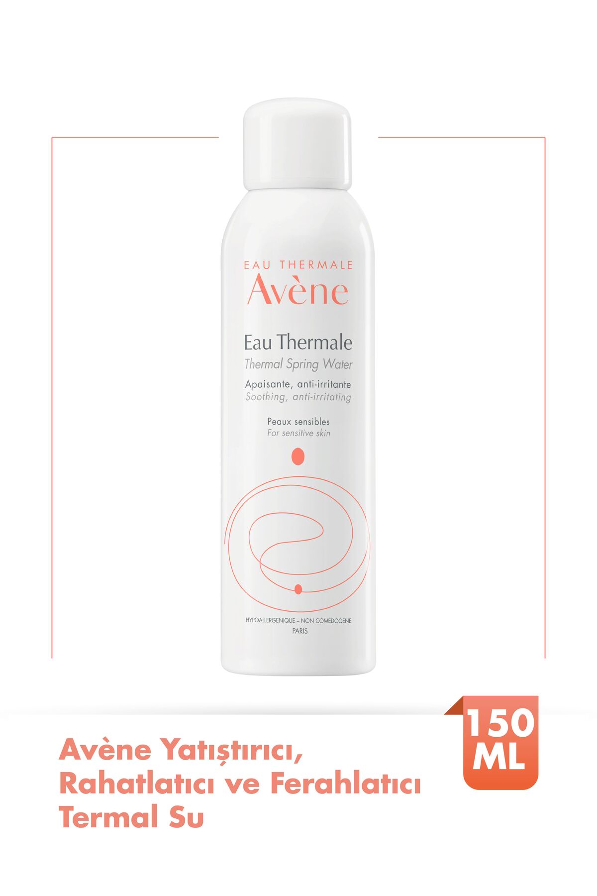 Avene Tüm Cilt Tipleri İçin Kullanıma Uygun Yatıştırıcı, Rahatlatıcı Orta Avène Boy Termal Su 150 ml