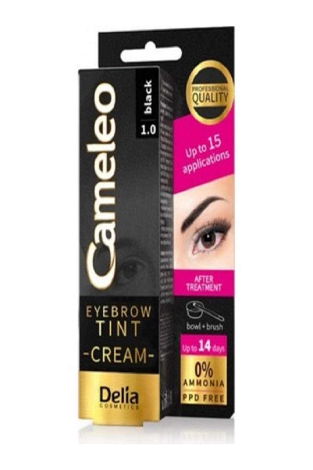 CAMELEO ORGANİK KAŞ BOYASI(SİYAH) EYEBROW TİNT