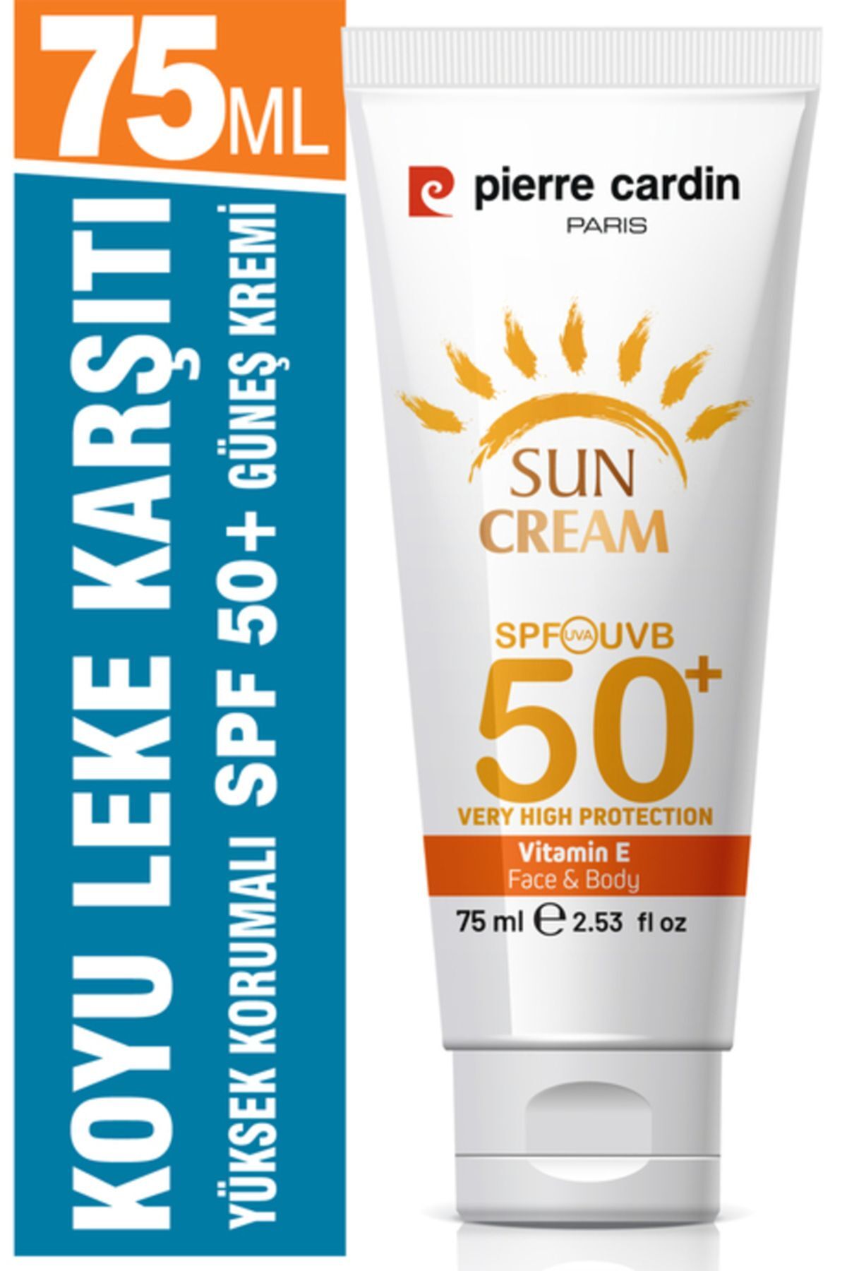 Pierre Cardin SPF 50 Leke Karşıtı Yüksek Koruyucu Yüz Güneş Kremi
