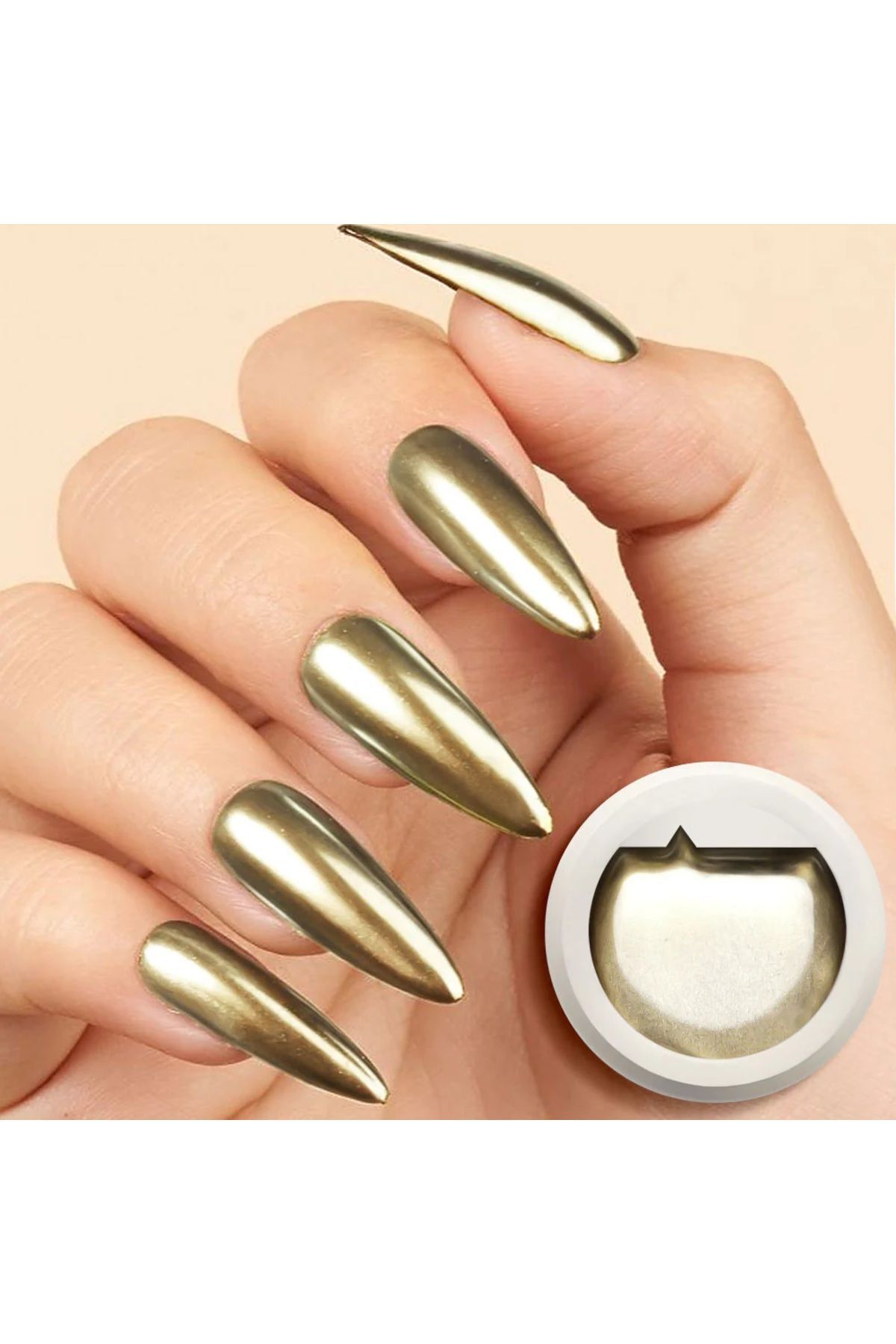 Venalisa Gold Gel Paint Metalik Altın Nail Art Kalıcı Oje 5g