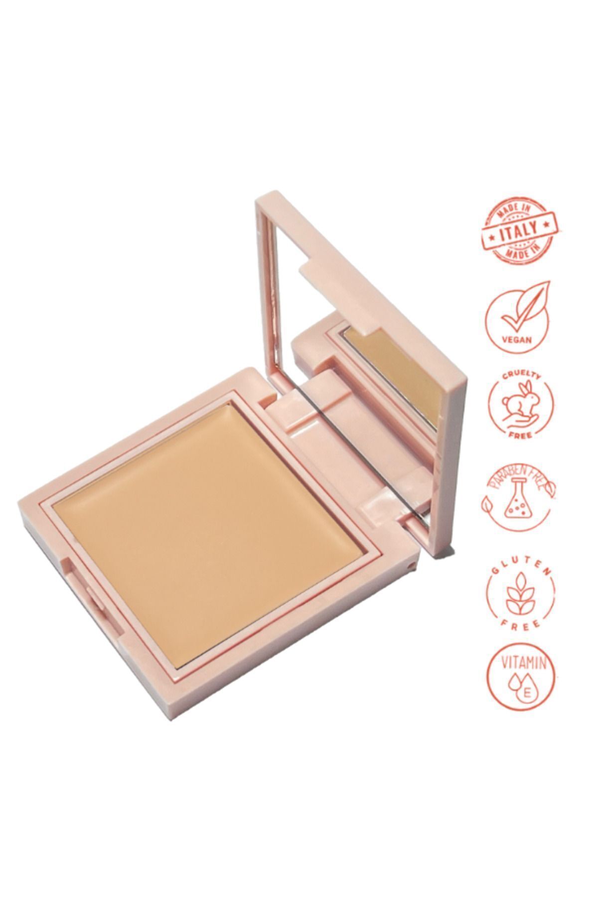 Dora Joy Pata Krem 01 Light Sarı Alt Ton Krem Formda Yüksek Kapatıcı Fondöten & Concealer