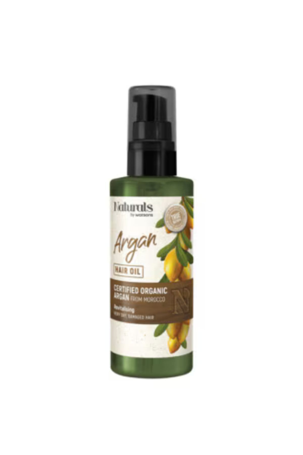 Naturals By Watsons Saç Bakım Yağı Argan 100 ml / Besleyici ve Canlandırıcı Etki- Kuru ve Yıpranmış Saçlar İçin