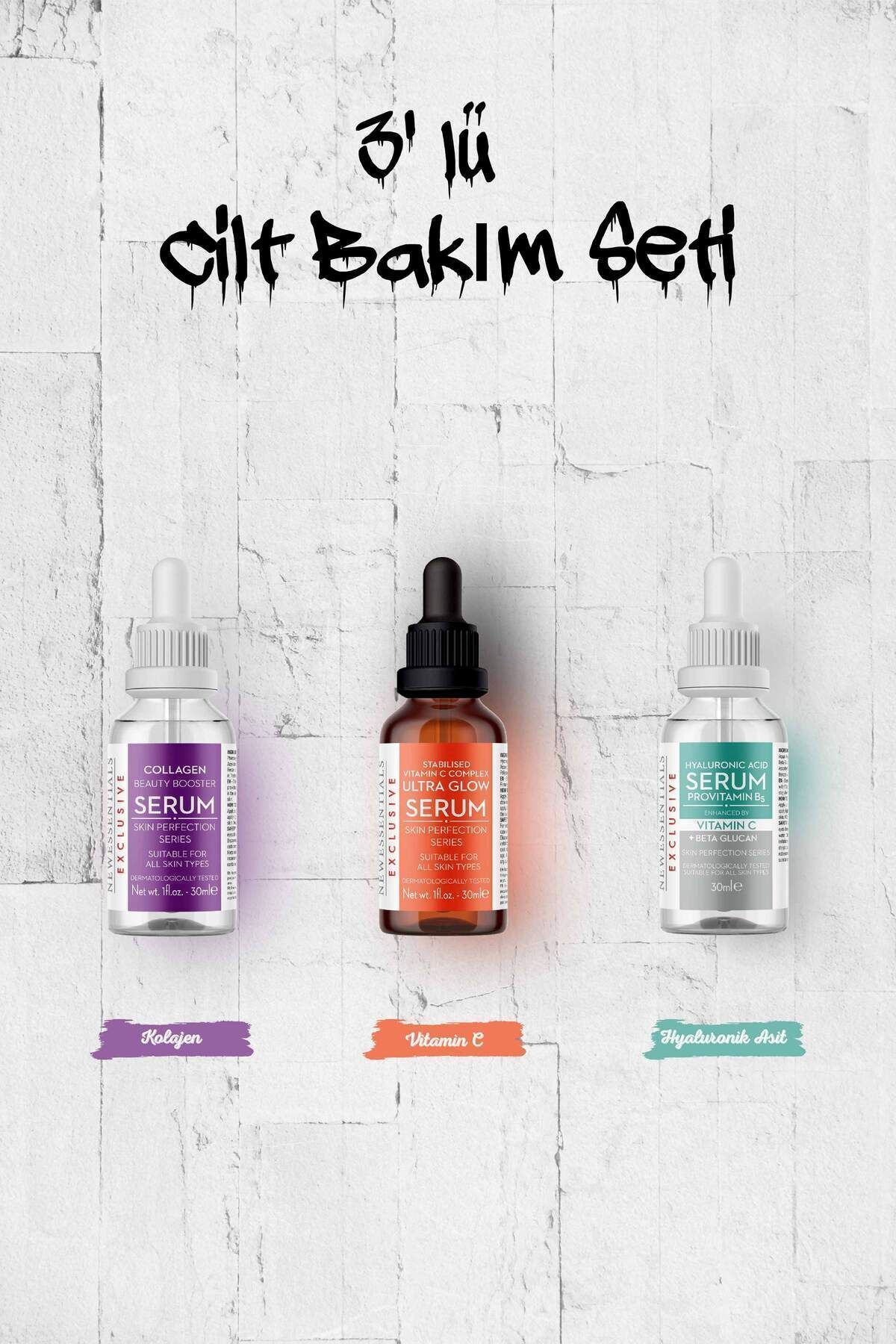 New Essentials Cilt Tonu Eşitlemeye, Onarmaya ve Yenilemeye Yardımcı Cilt Bakım Seti