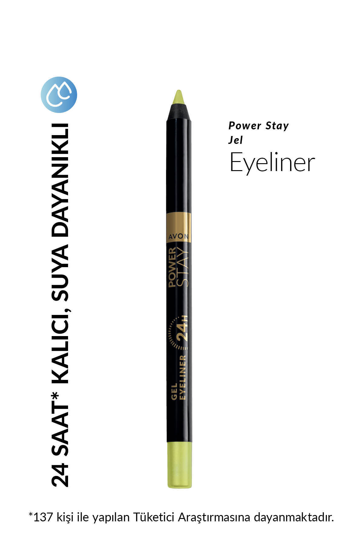 AVON Power Stay Jel Eyeliner Lime