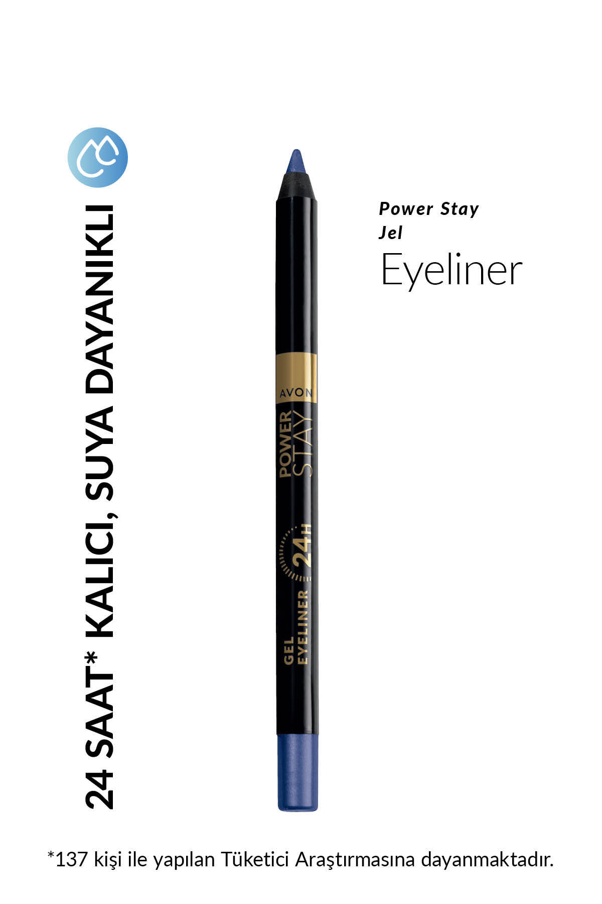 AVON Power Stay Jel Eyeliner Cobalt