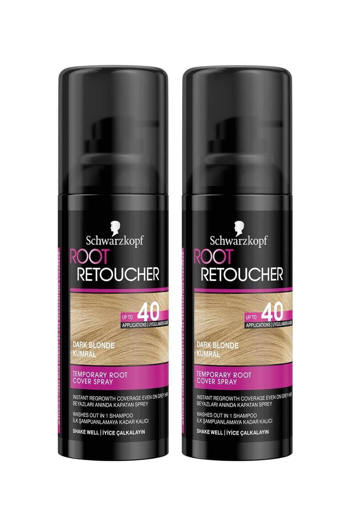 Schwarzkopf Beyazları Anında Kapatan Sprey Boya Kumral 120 ml X 2 Adet