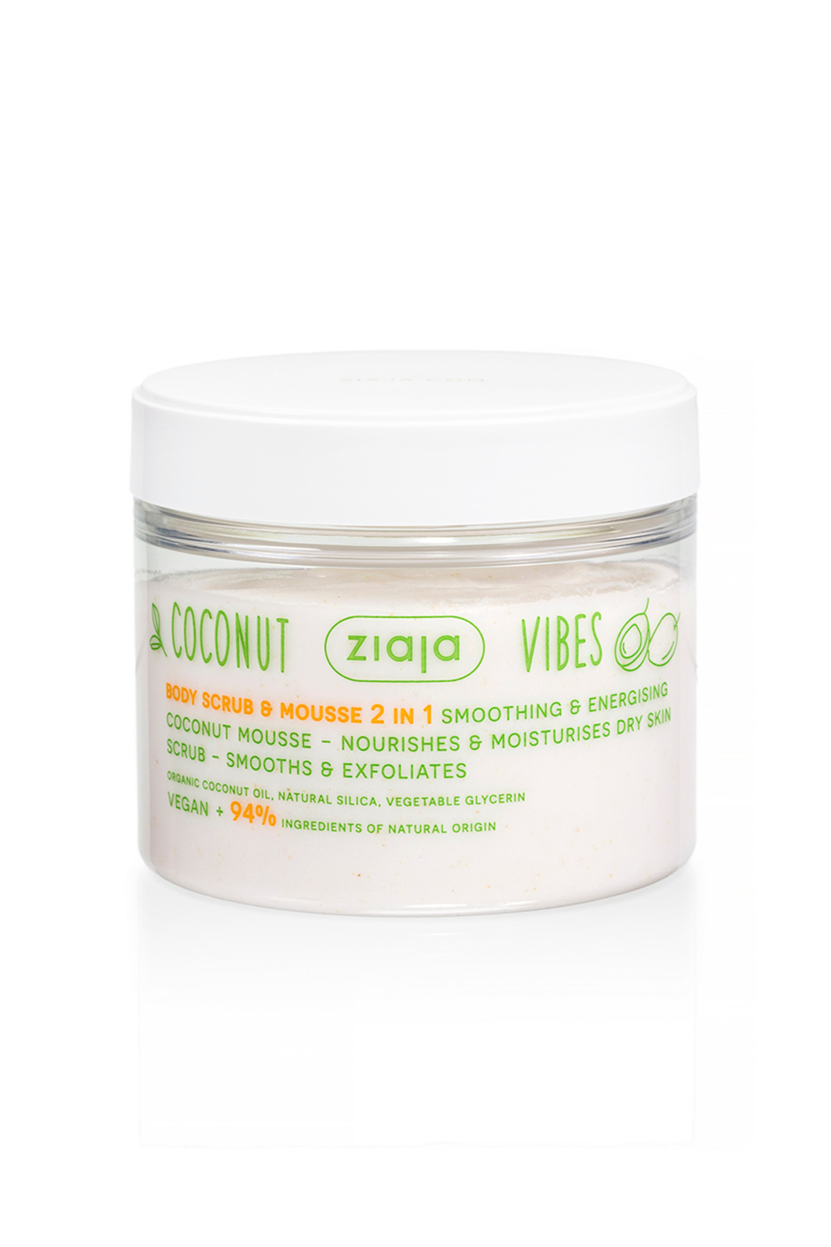 Ziaja Coconut Vibes body scrub & mousse 2 in 1 270 ml