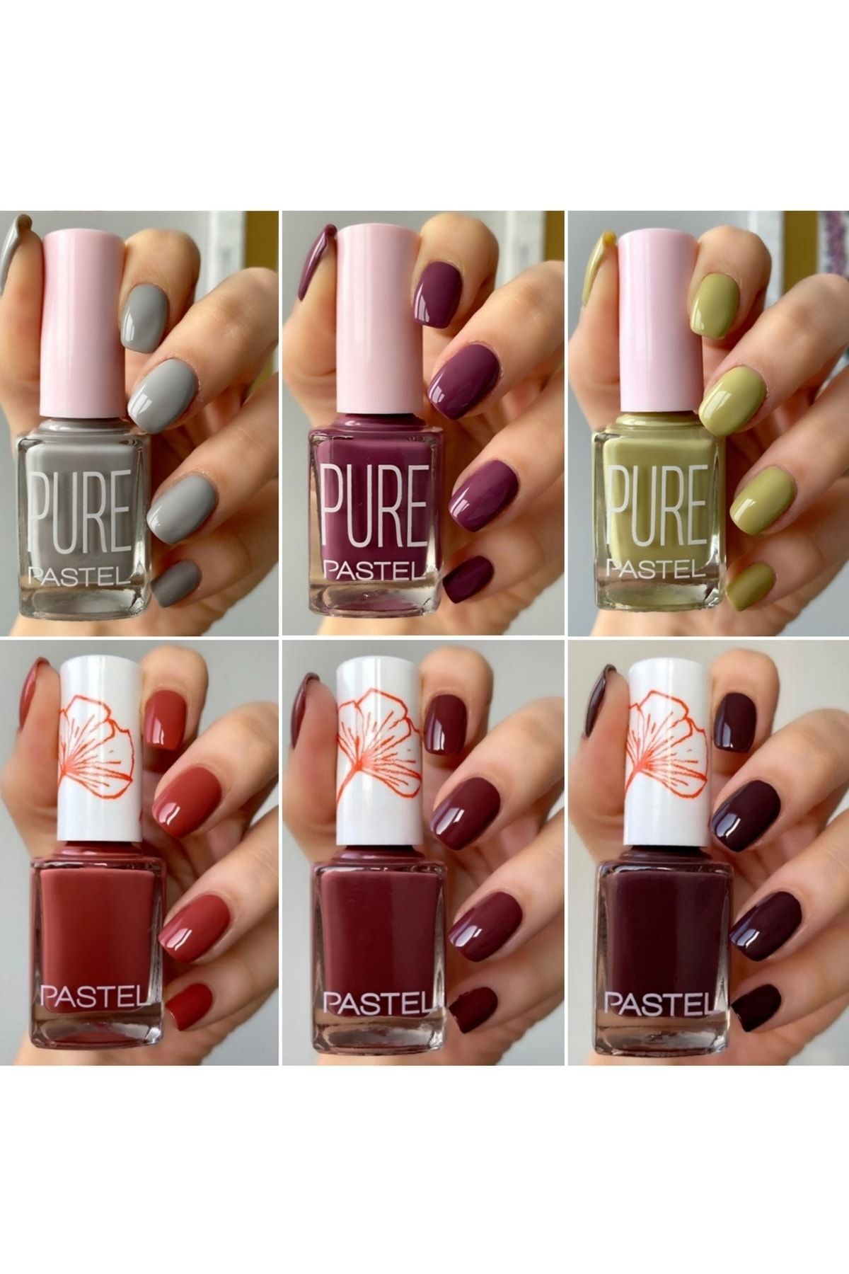 Pastel Synee Store 6'lı Oje Seti (620-621-619-335-336-337)