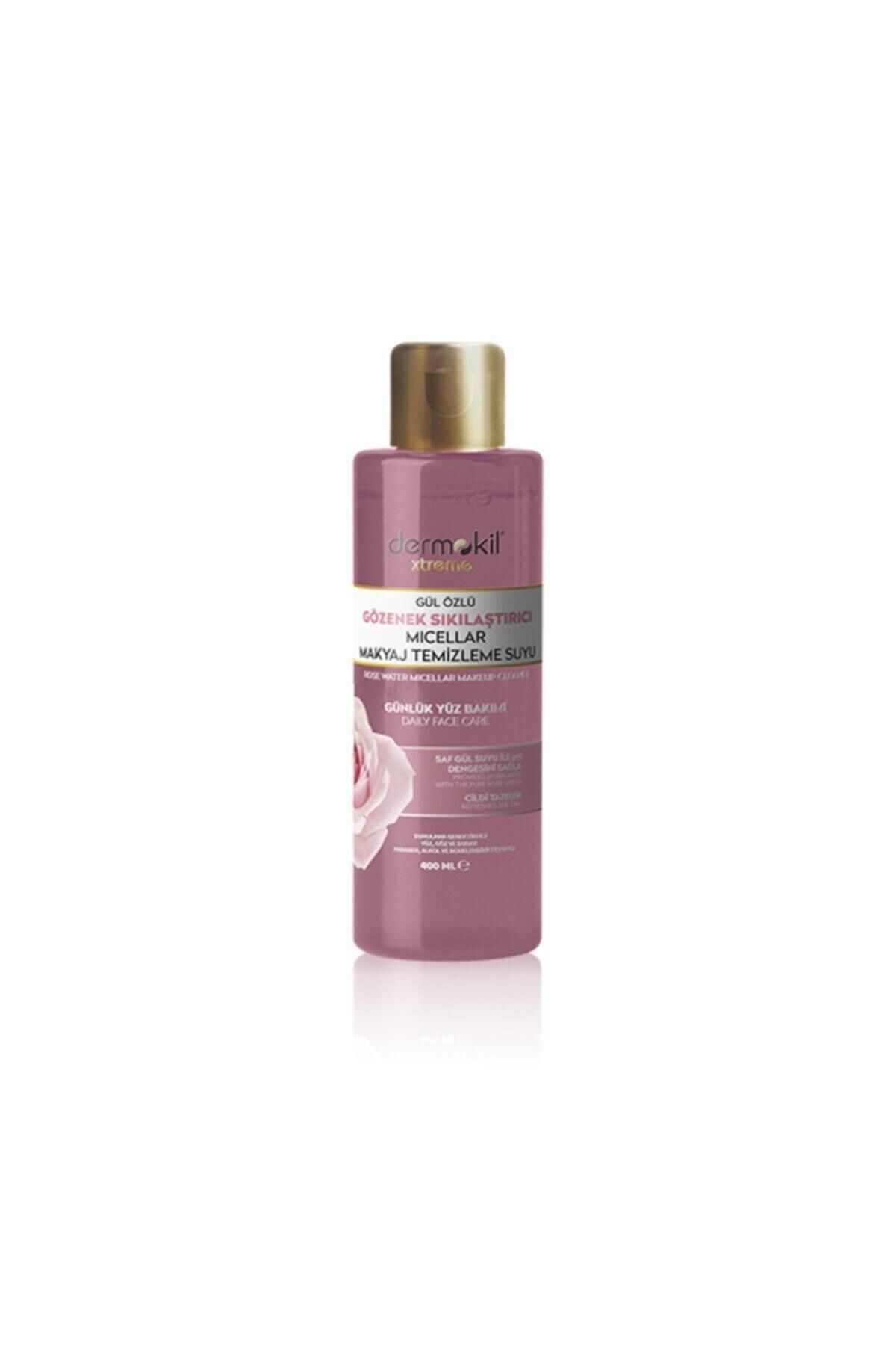 Dermokil Gül Özlü Gözenek Sıkılaştırıcı Mıcellar Makyaj Temizleme Suyu 400 ml 8697916011194