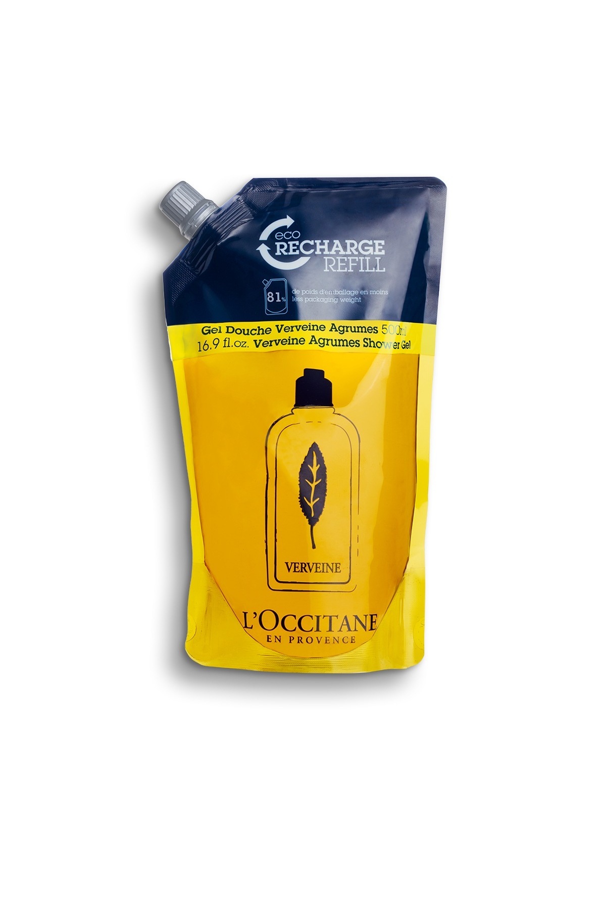 L'Occitane Citrus Verbena Shower Gel Eco-refill - Citrus Verbena Duş Jeli - Eko-yedek - Refill 500 ml