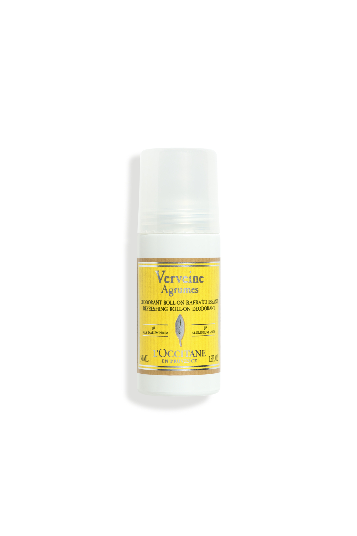 L'Occitane Citrus Verbena Roll-on Deodorant, Unisex, Mine Çiçeği ve Limon Yağı İçeren, 50 ml