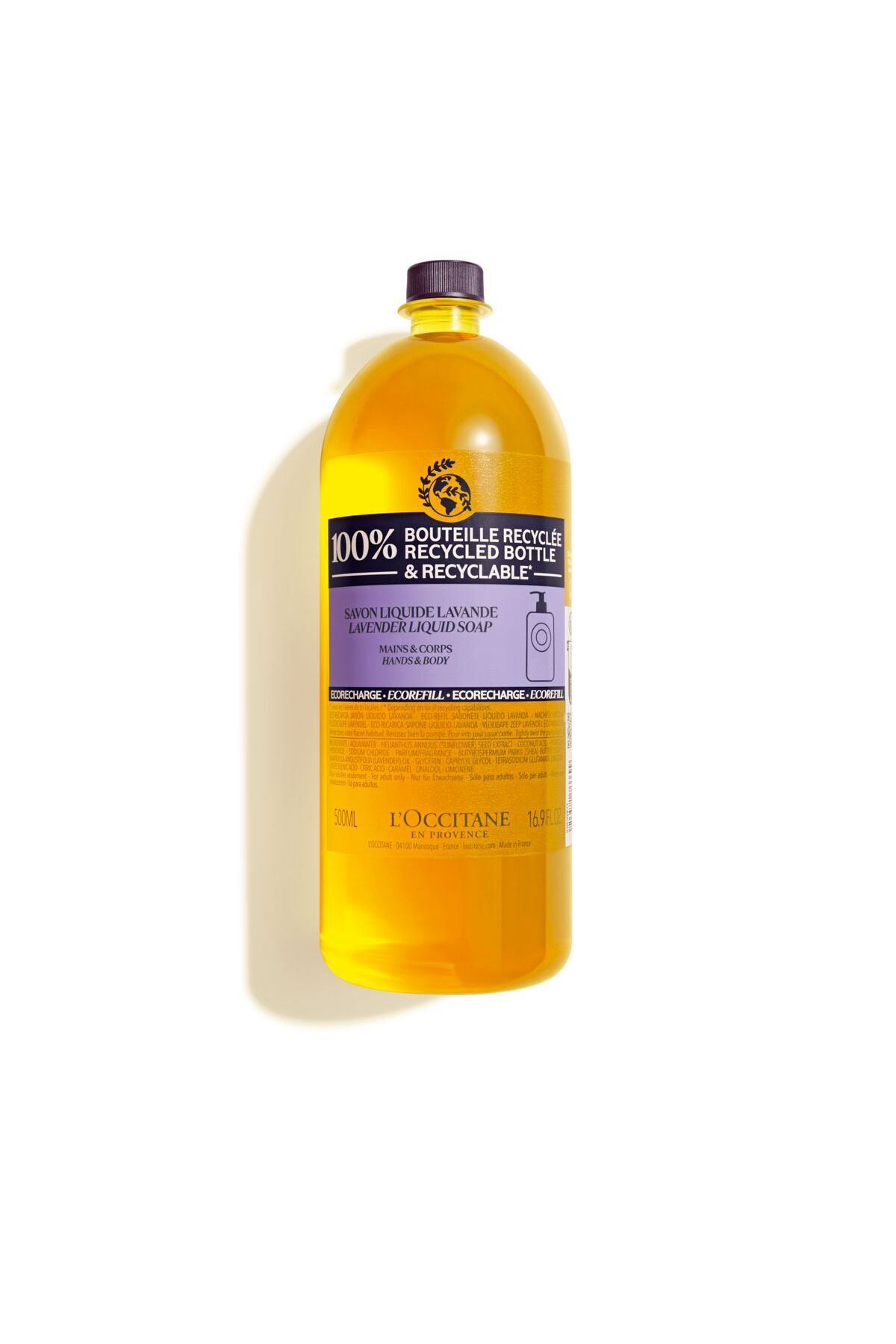 L'Occitane Shea Lavender Liquid Soap Eco-refill - Shea Lavanta Sıvı Sabun Eko-yedek - Refill 500 ml