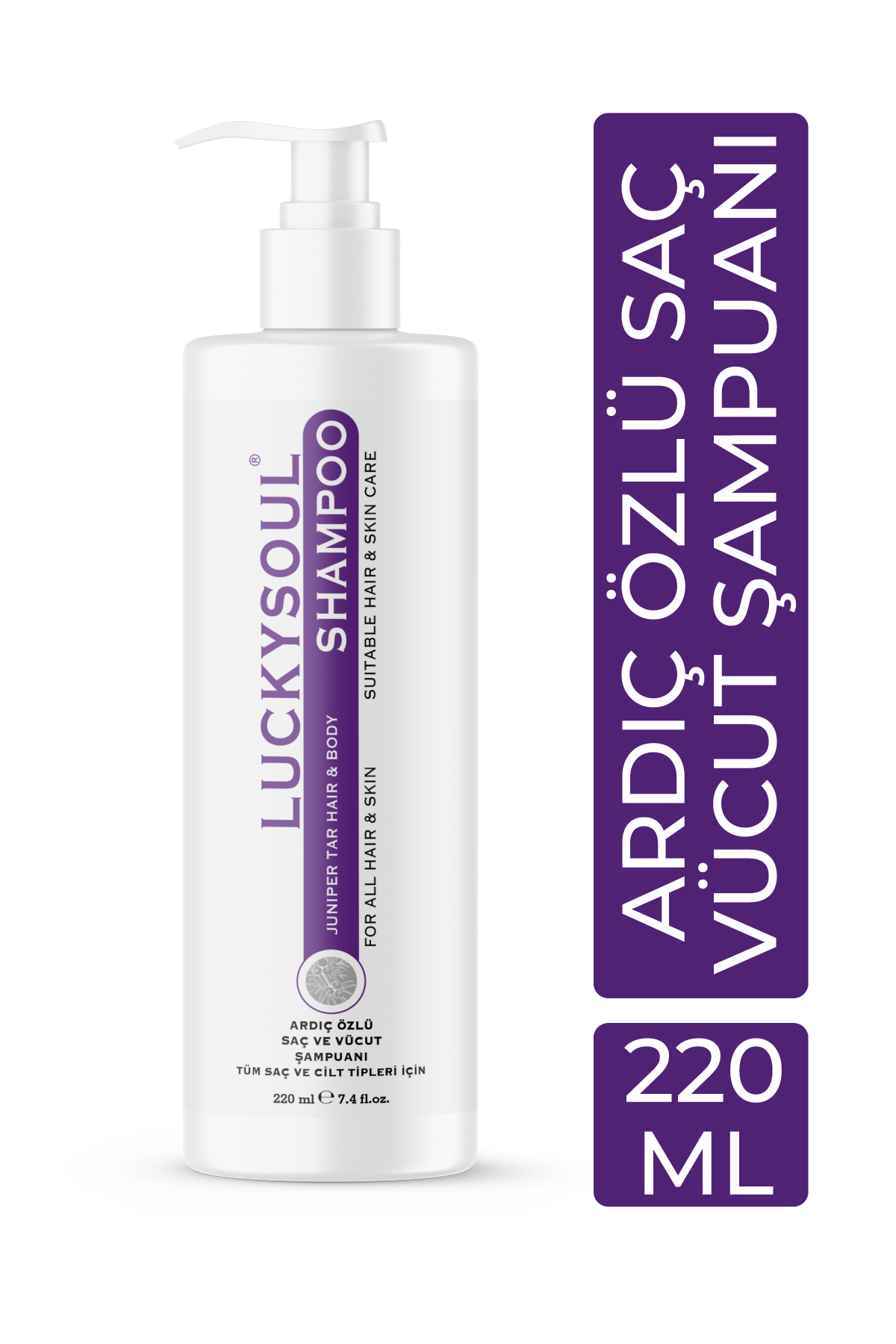 LUCKY SOUL LUCKYSOUL Ardıç Özlü Saç ve Vücut Şampuanı (220 ml)