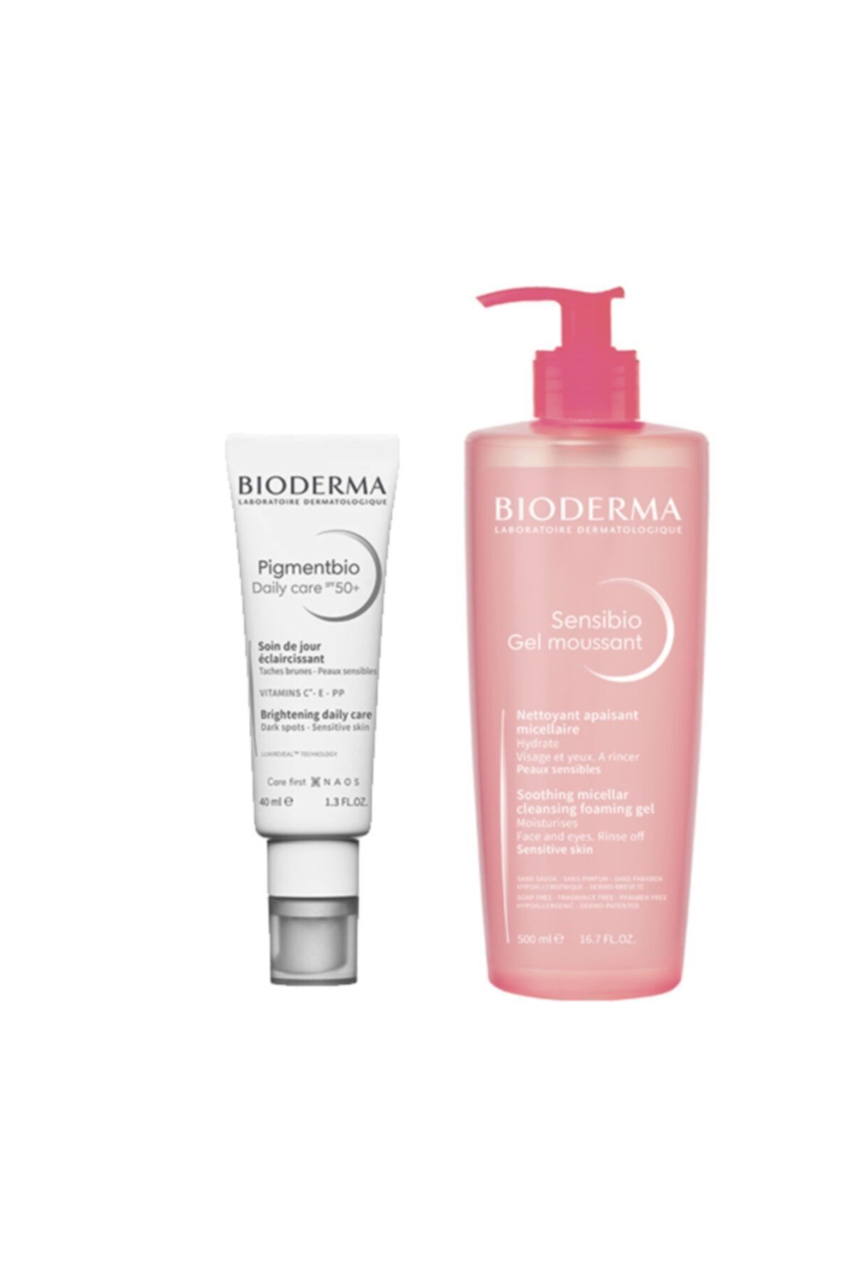 Bioderma Leke Bakım Seti 2 | Pigmentbio Gündüz Kremi + Sensibio Foam Jel Temizleme Set