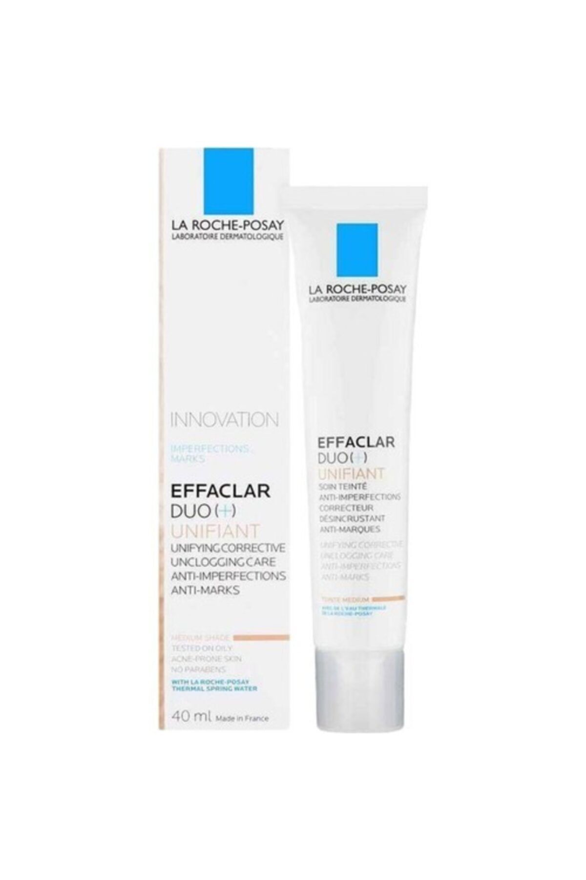 La Roche Posay Effaclar Duo Unifiant Kapatıcı Etki Sağlayan Bakım Kremi Orta Ton 40ml