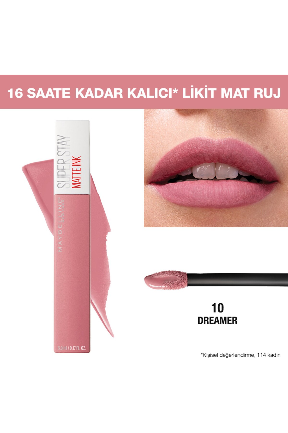 sommeow Super Stay Matte Ink Likit Mat Ruj - 10 Dreamer