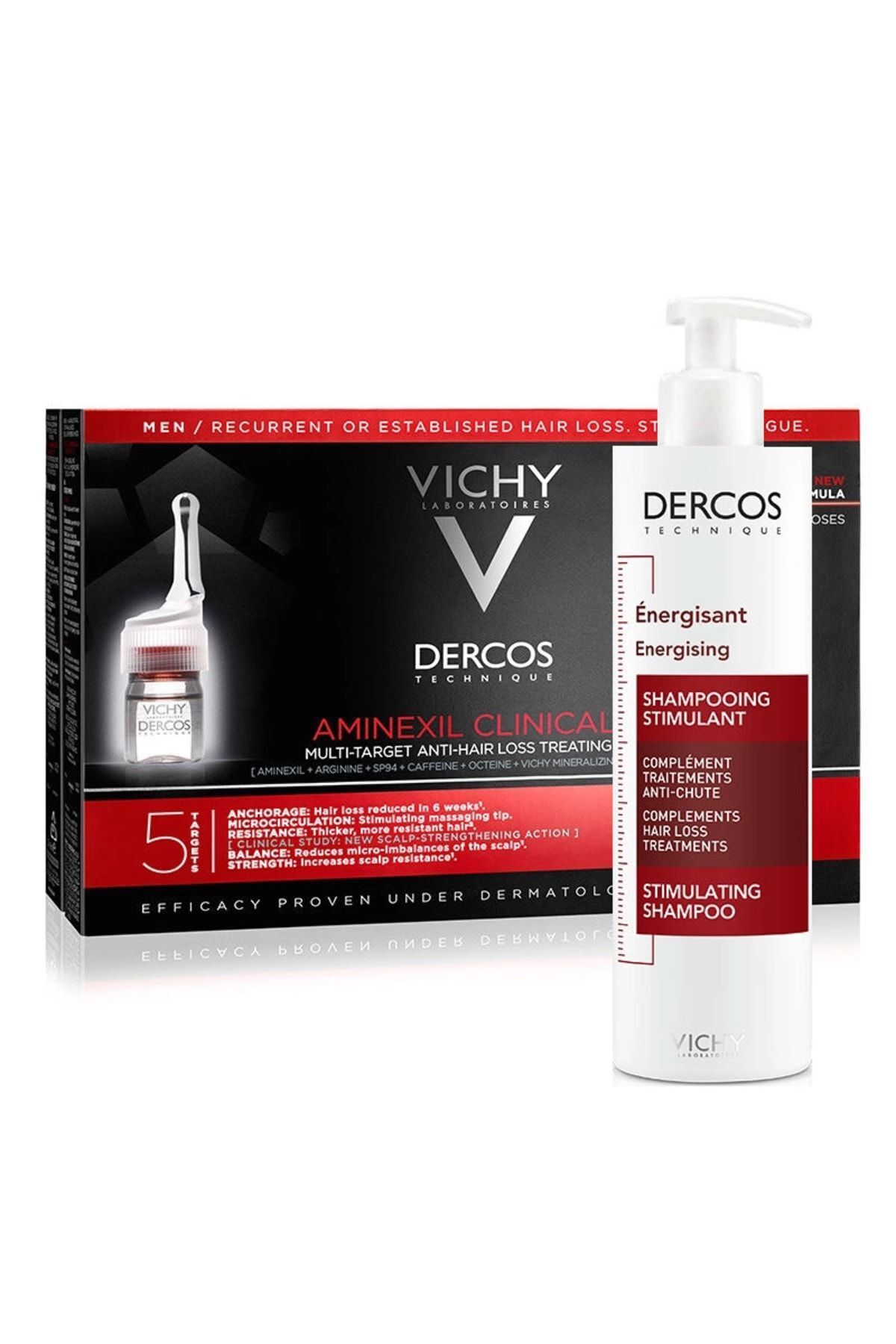 Vichy Dercos Dökülme Karşıtı Erkek Saç Bakım Seti