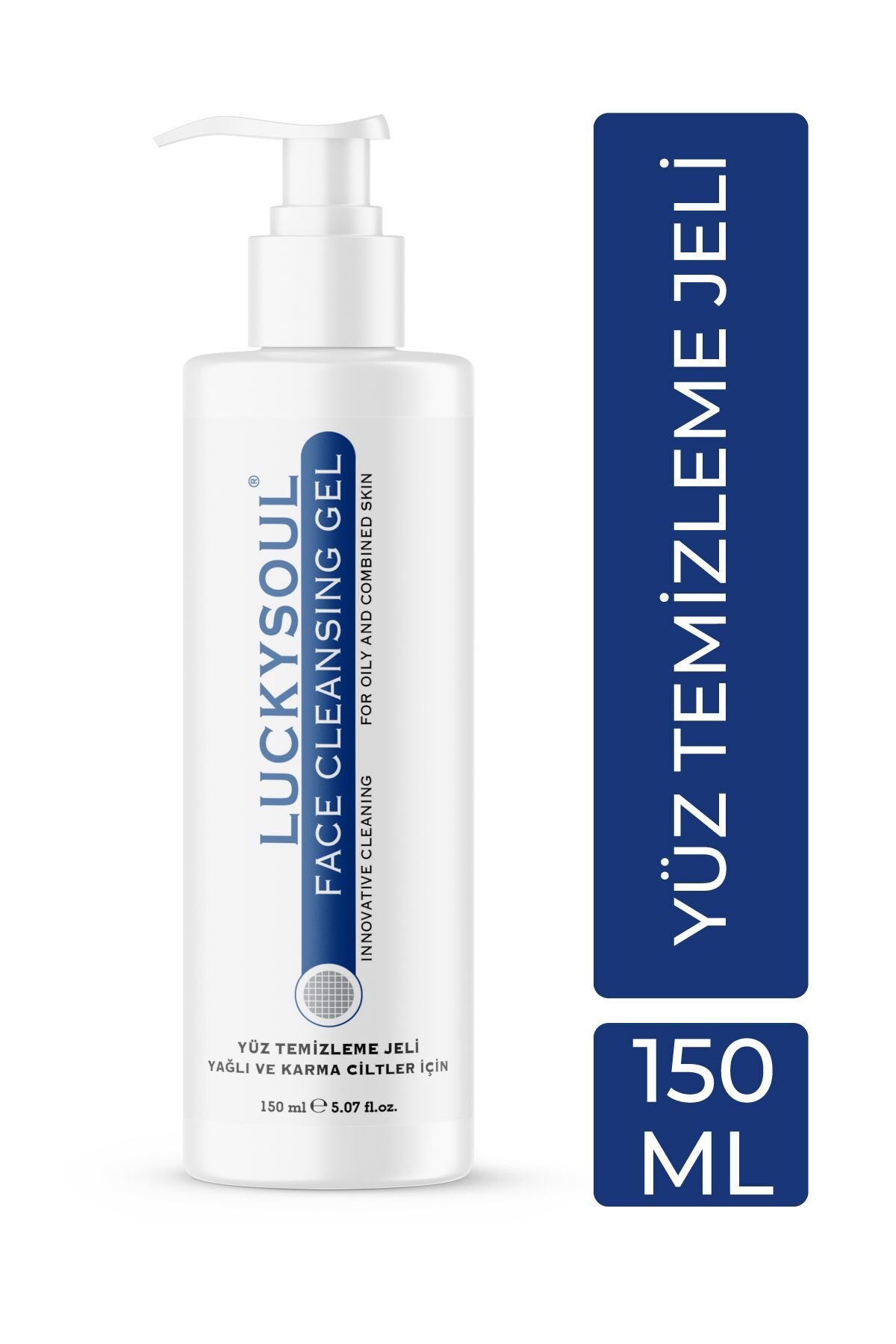 LUCKY SOUL LUCKYSOUL Yüz Temizleme Jeli (150 ML) - Yağlı Ve Karma Ciltler Için