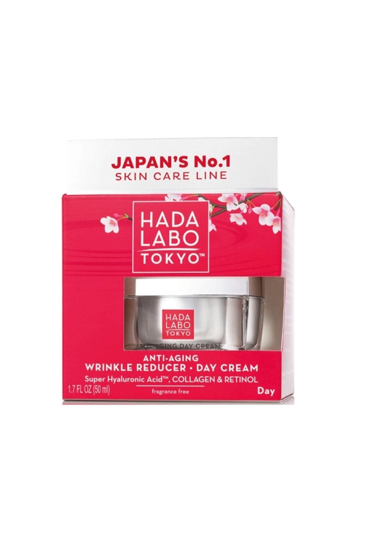 Hada Labo Tokyo Yaşlanma Karşıtı Kırışıklık Karşıtı 40+ Süper Hyaluronik Asit Kolajen Gündüz Kremi 50 Ml