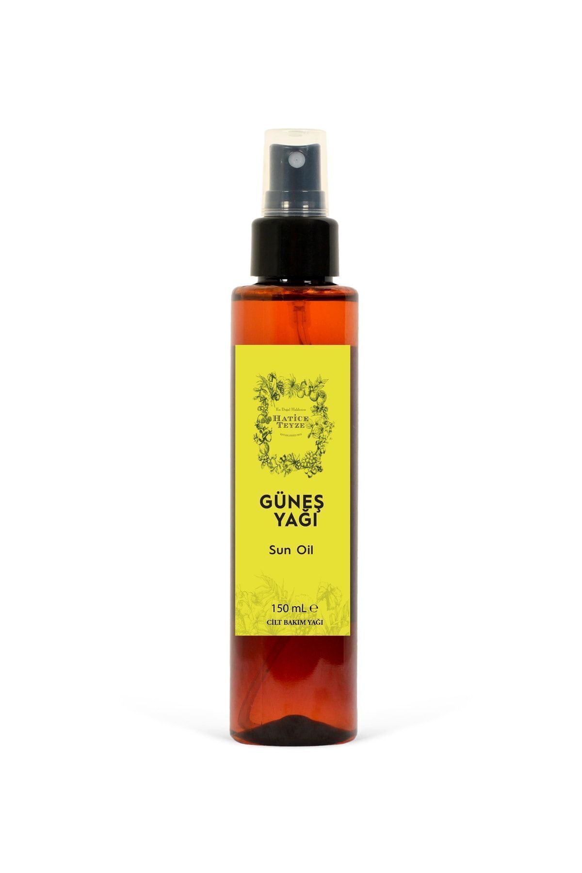 Hatice Teyze Natürel Güneş Yağı 150 ml Saf Ve Doğal Bronzluk