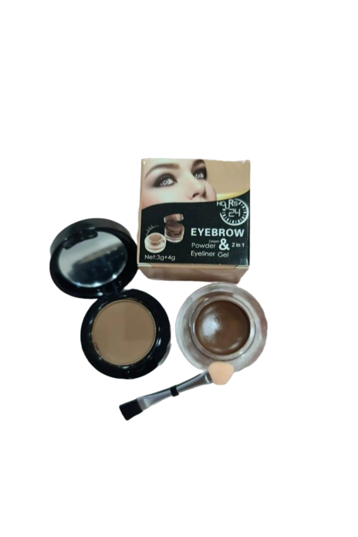 SHILOX 2'li Eyeliner Seti Jel Eyeliner + Powder Krem