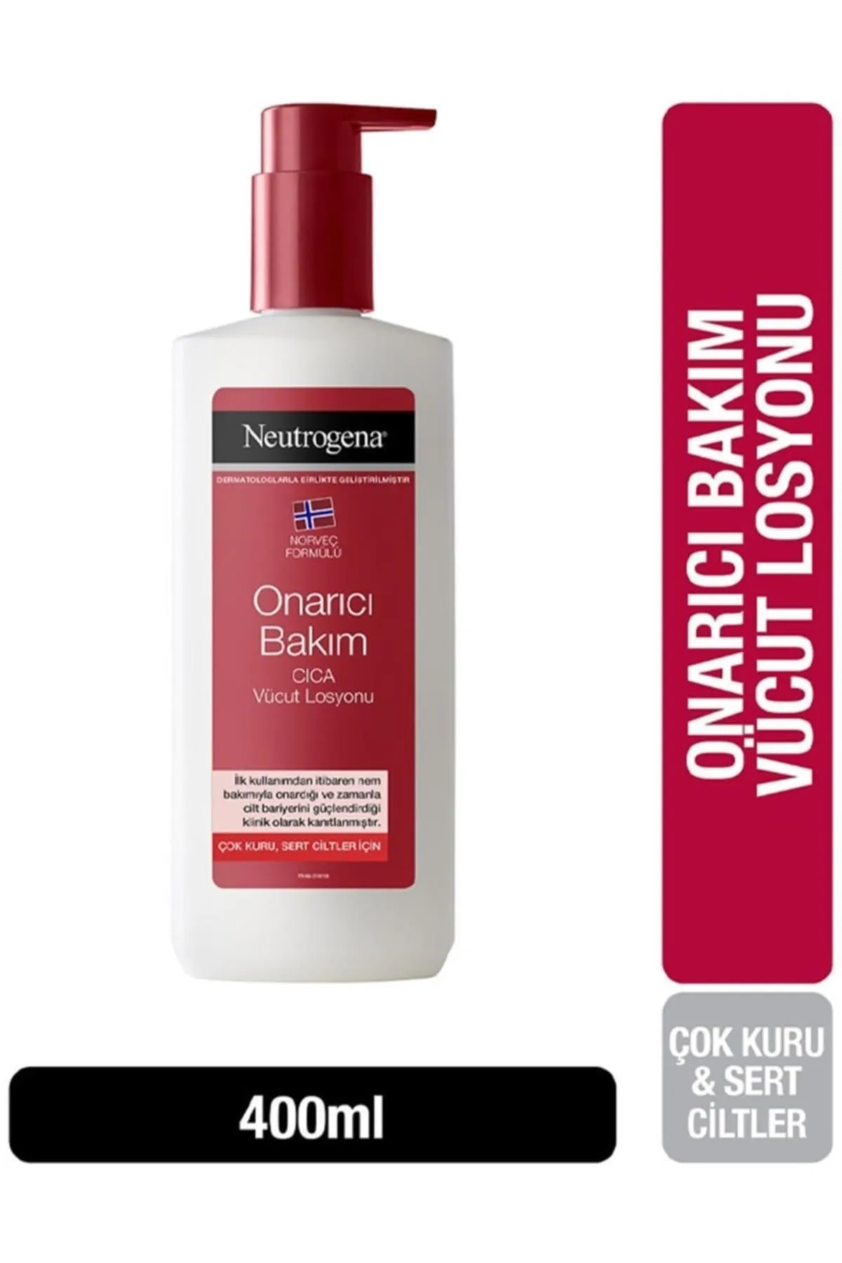 Neutrogena Onarıcı Bakım Vücut LosyonuÇok Kuru Ciltler İçin Anında Nemlendirme-Bakım 400 ml.........