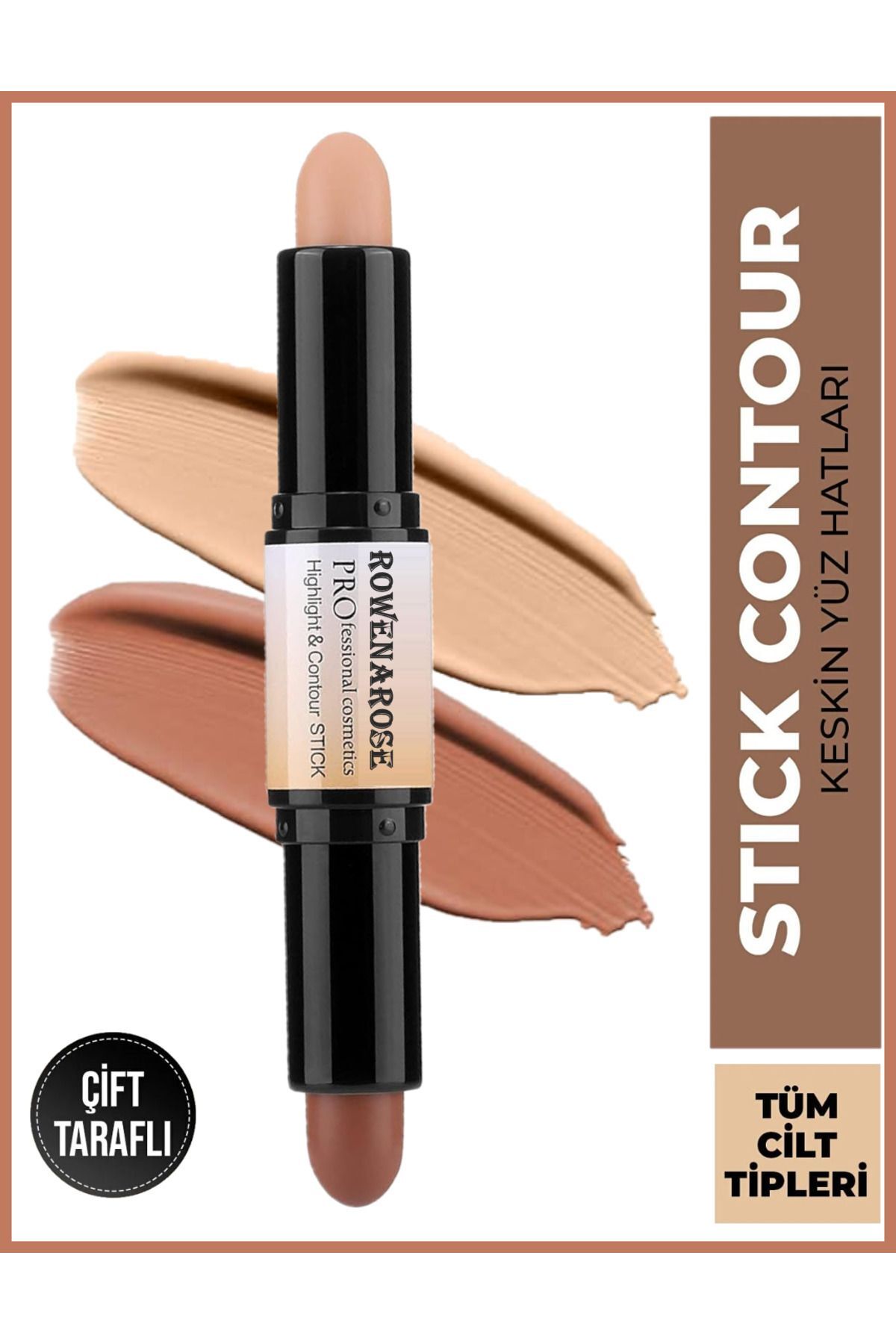 ROWENAROSE Contour Stick - Çift Taraflı Stick Kapatıcı