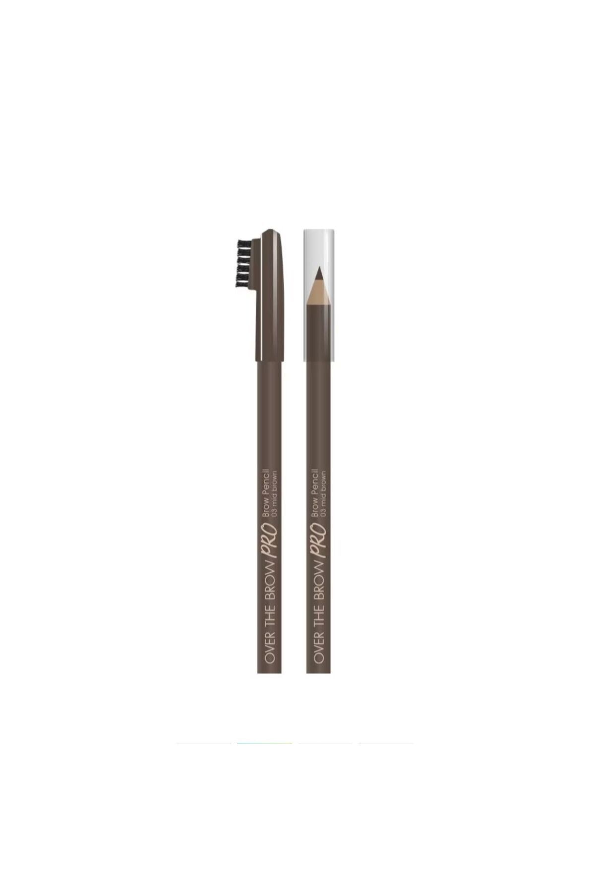 Beauty Box 1 Adet Over The Brow Pro Brow Pencil 1.14g. 03 Mid Brown Kaş Kalemi