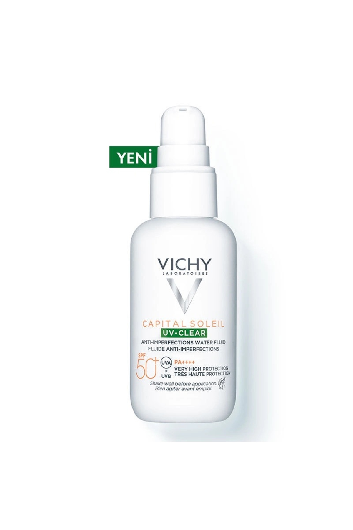Vichy Capital Soleil UV Clear Yağlı ve Akneye Eğilimli Ciltlere Uygun SPF50+ Güneş Kremi 40 ML