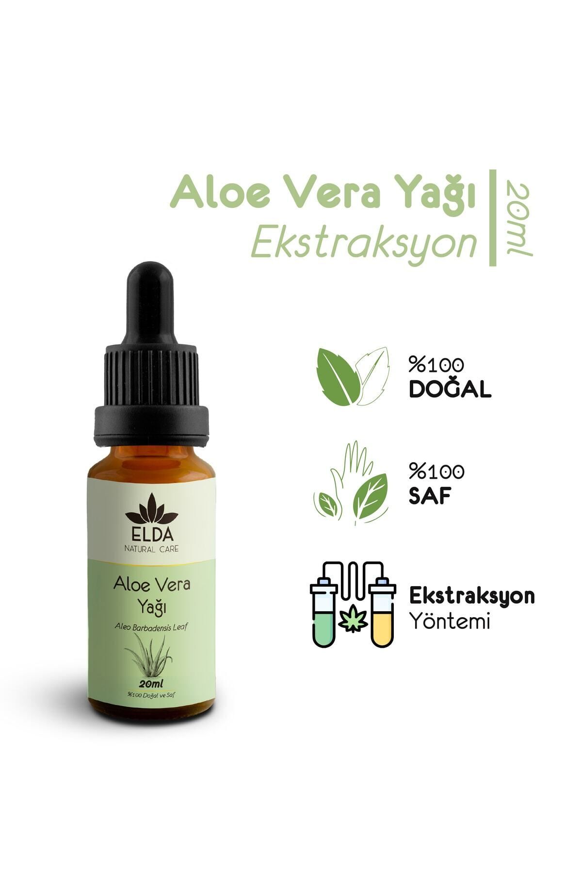 EldaNaturalcare Aloe Vera Yağı 20ml