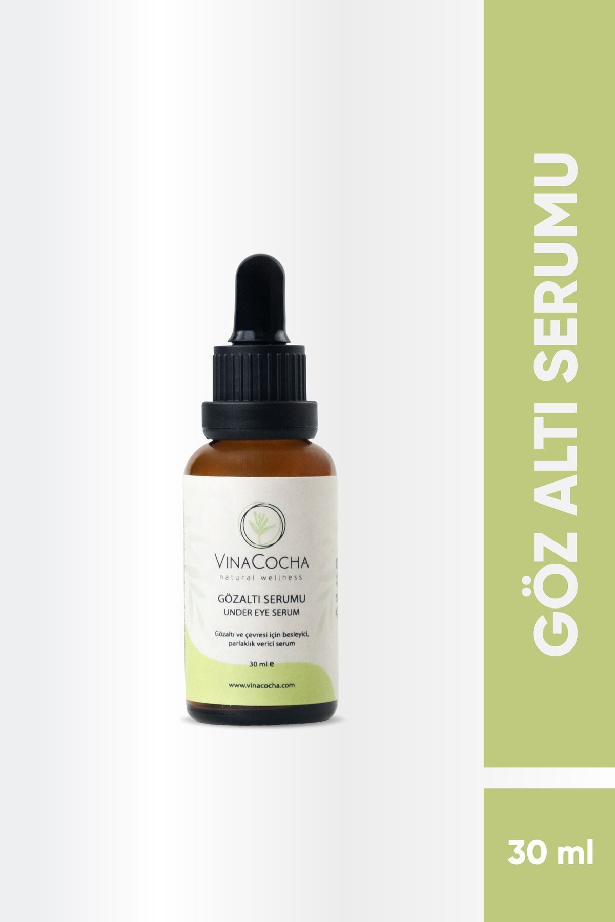 Vinacocha Gözaltı Morlukları Renk Eşitleyici Göz Çevresi Kırışıklık Karşıtı Bakım Serum ( 30 ml )