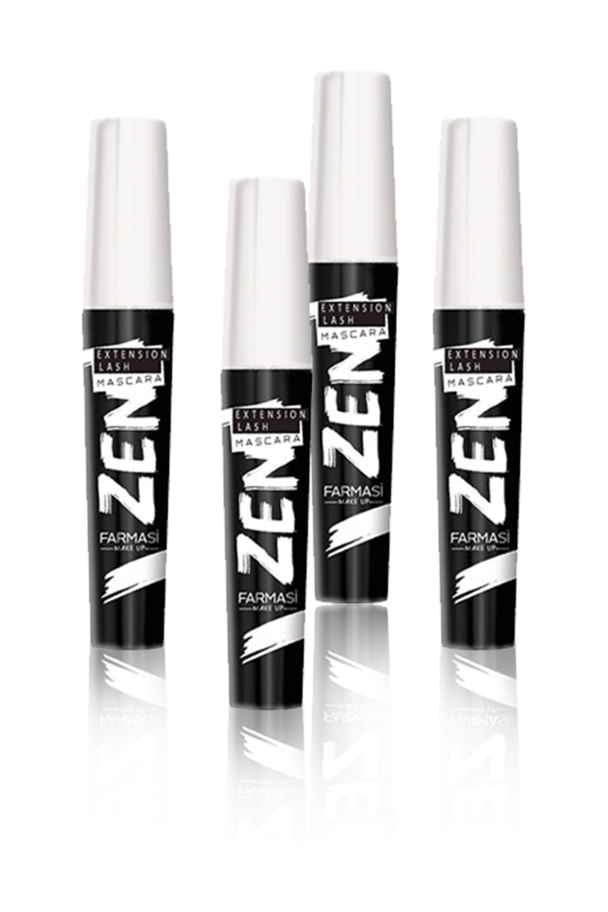 Farmasi Zen Extension Lash Belirgin ve Hacim Etkili Maskara | Ultra Siyah- 4 Adet