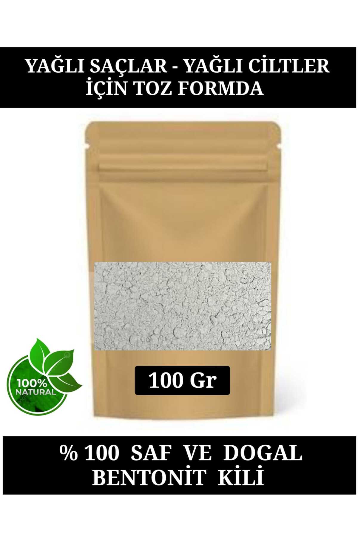 E.M.S AVM BENTONİT KİLİ YAĞLI SAÇLAR VE YAĞLI CİLTLER İÇİN TOZ FORMDA SAF VE DOĞAL BENTONİT KİLİ 100 GR.