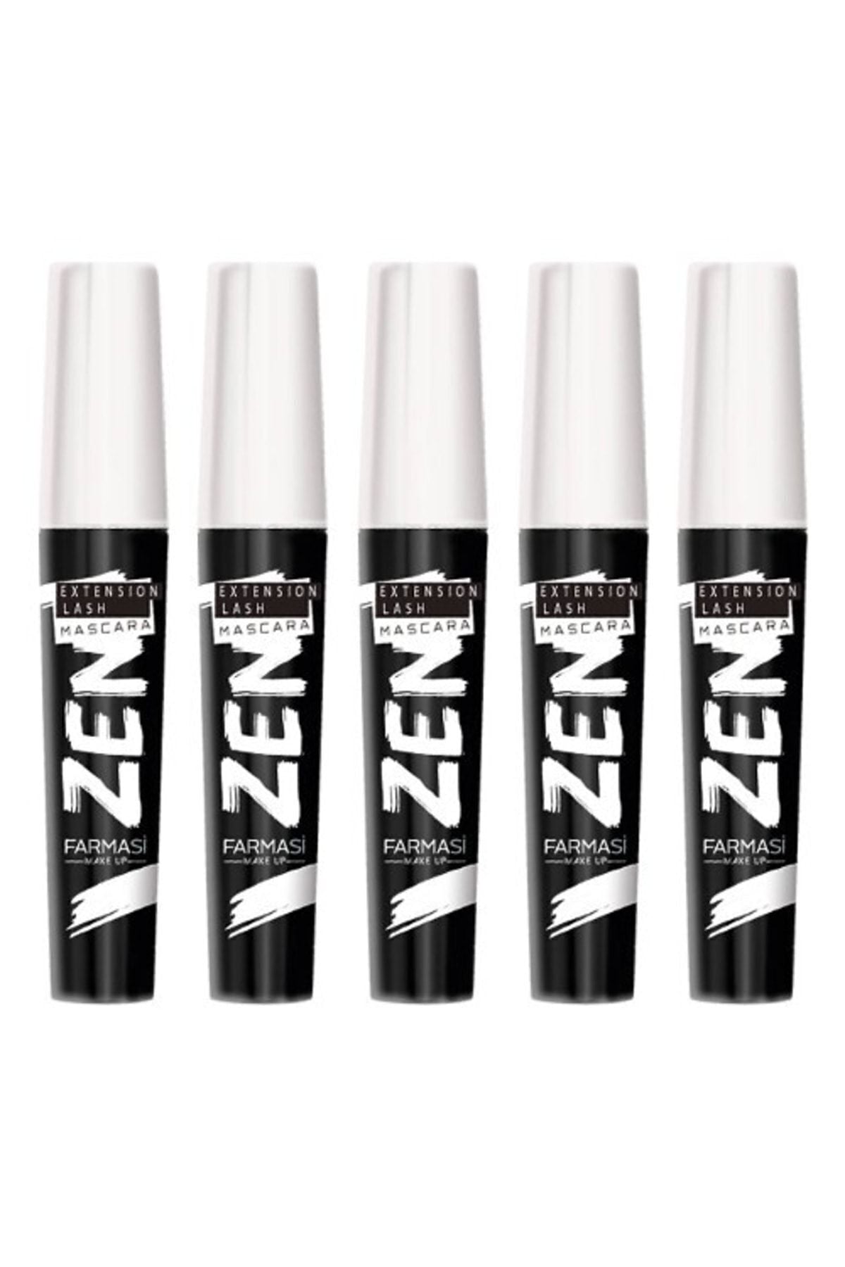 Farmasi Zen Extension Lash Belirgin ve Hacim Etkili Maskara | Ultra Siyah- 5 Adet