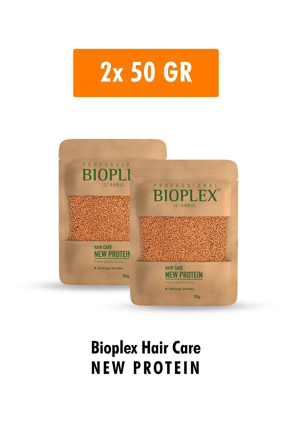 BIOPLEX Saç Bakım Proteini - Saç Açma Ve Boya Işlemlerinde Yıpranmalara Karşı Özel Ürün 2x50 Gr - 2 Paket