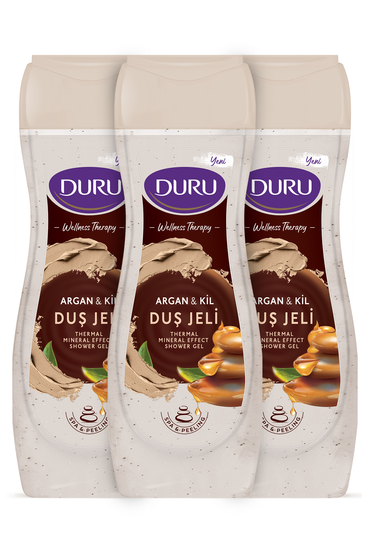 Duru Welness Therapy Argan Yağı&kil Duş Jeli 3x450ml