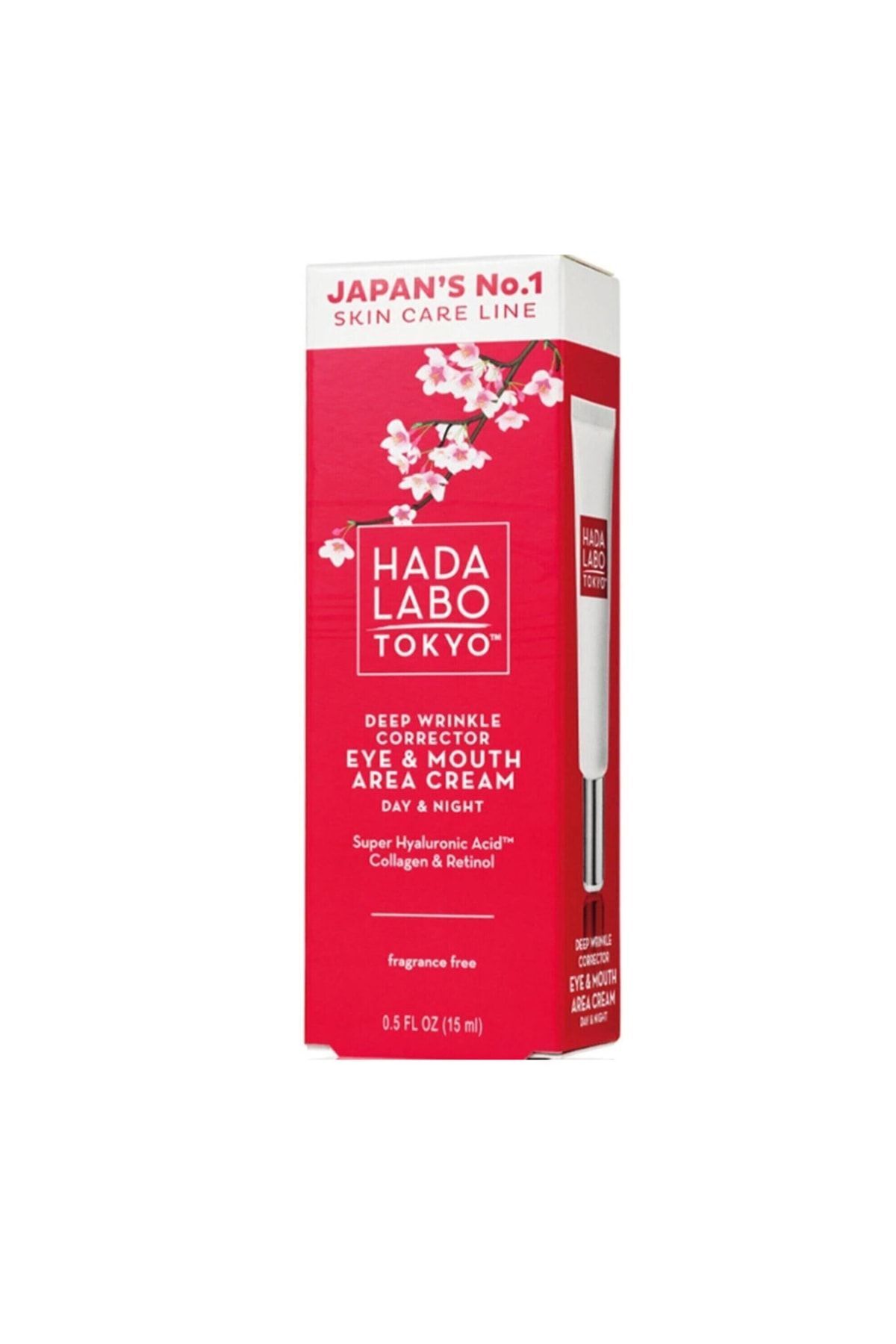 Hada Labo Tokyo Eye & Mouth Area Anti Aging Smoothing And Moisturising Skin Cream 15 Ml