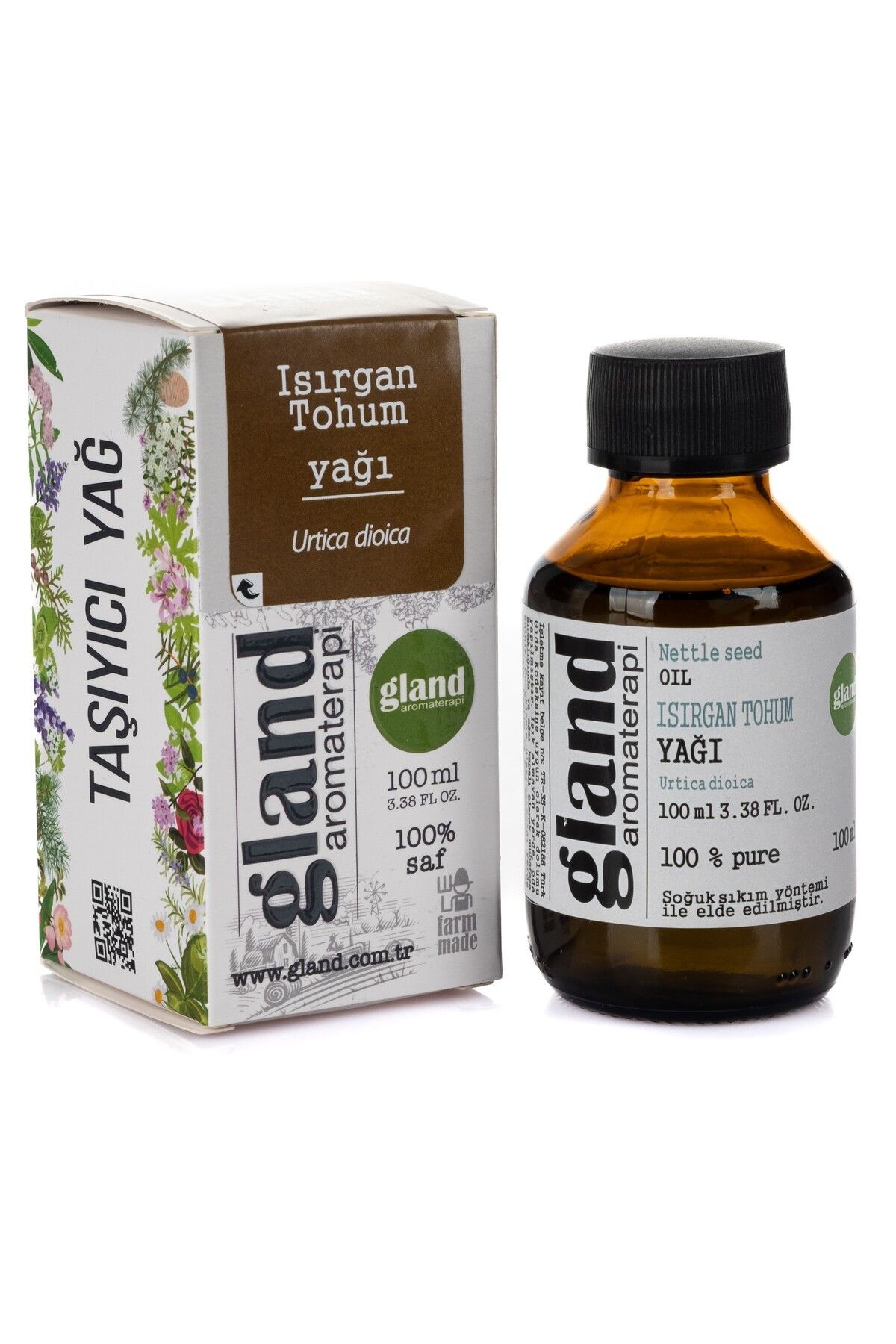 GLAND Aromaterapi Isırgan Tohum(URTİCA DİOİCA) Yağı 100ml