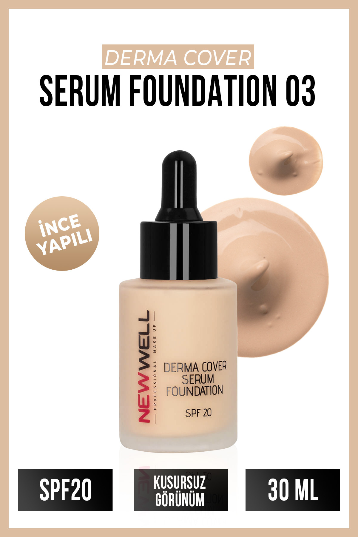 New Well Derma Cover Serum Foundation - 03