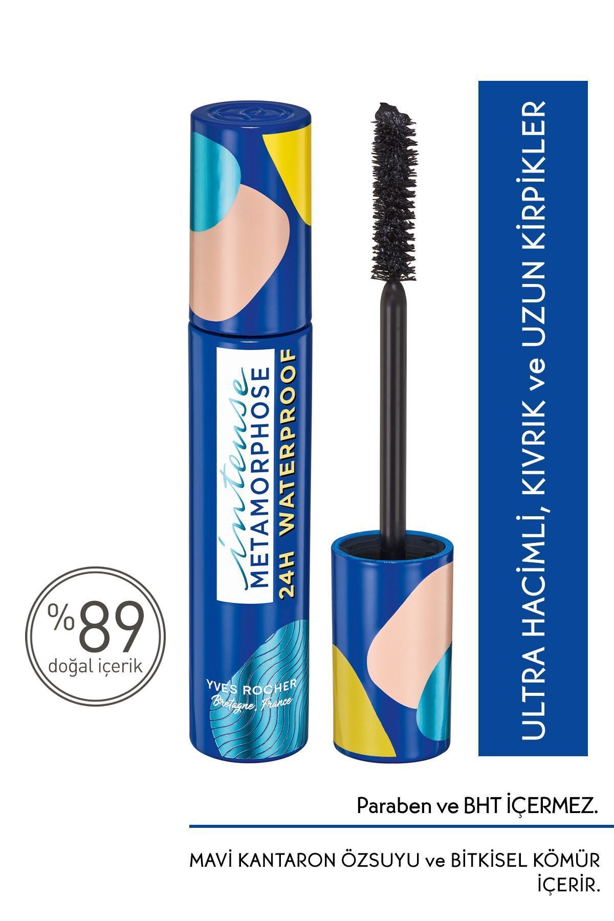 Yves Rocher Yoğun Hacim Veren Uzatıcı Maskara - Suya Dayanıklı-7.8 Ml