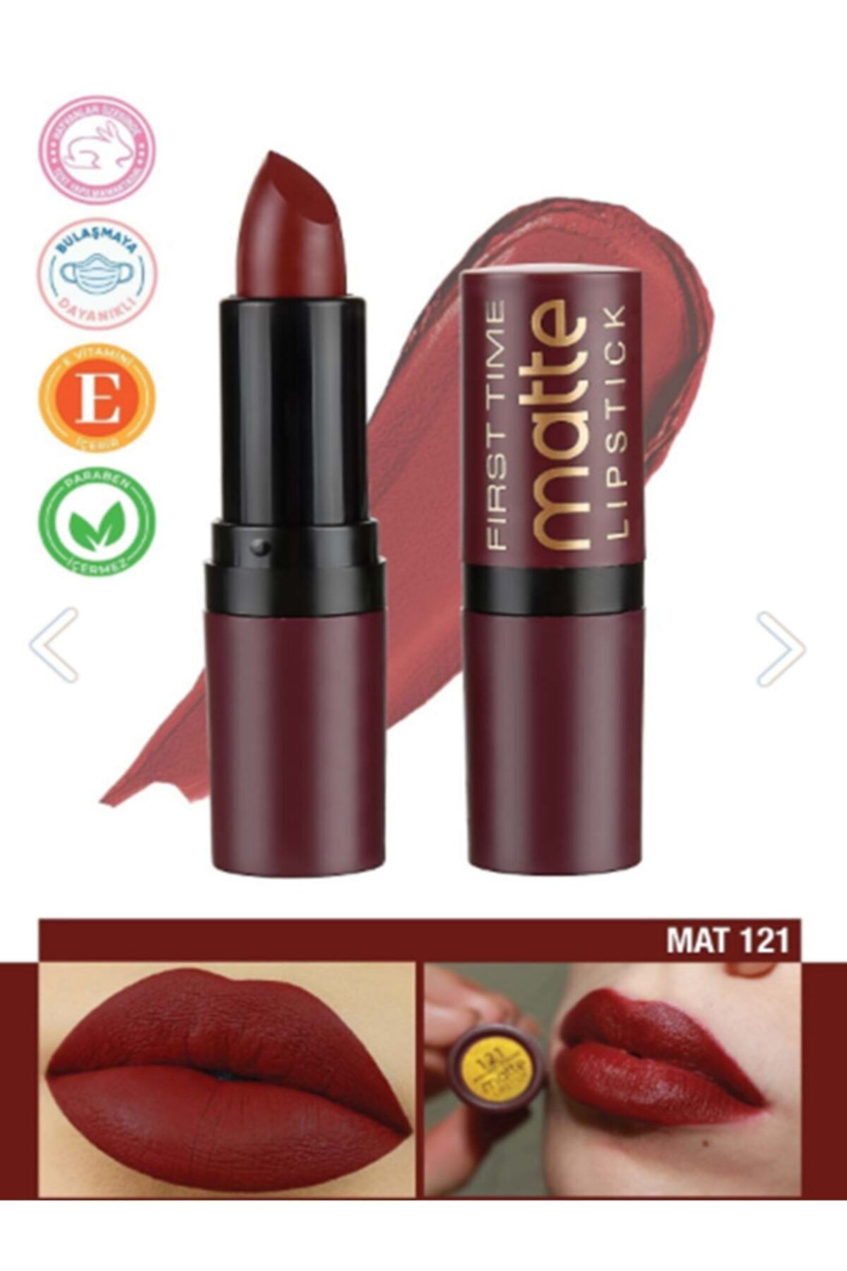 Fırst Time Fırst Tıme Rich Matte Lipstick - 121